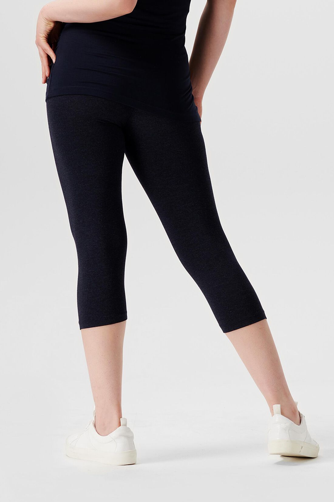 Capri-Leggings mit &Uuml;berbauchbund