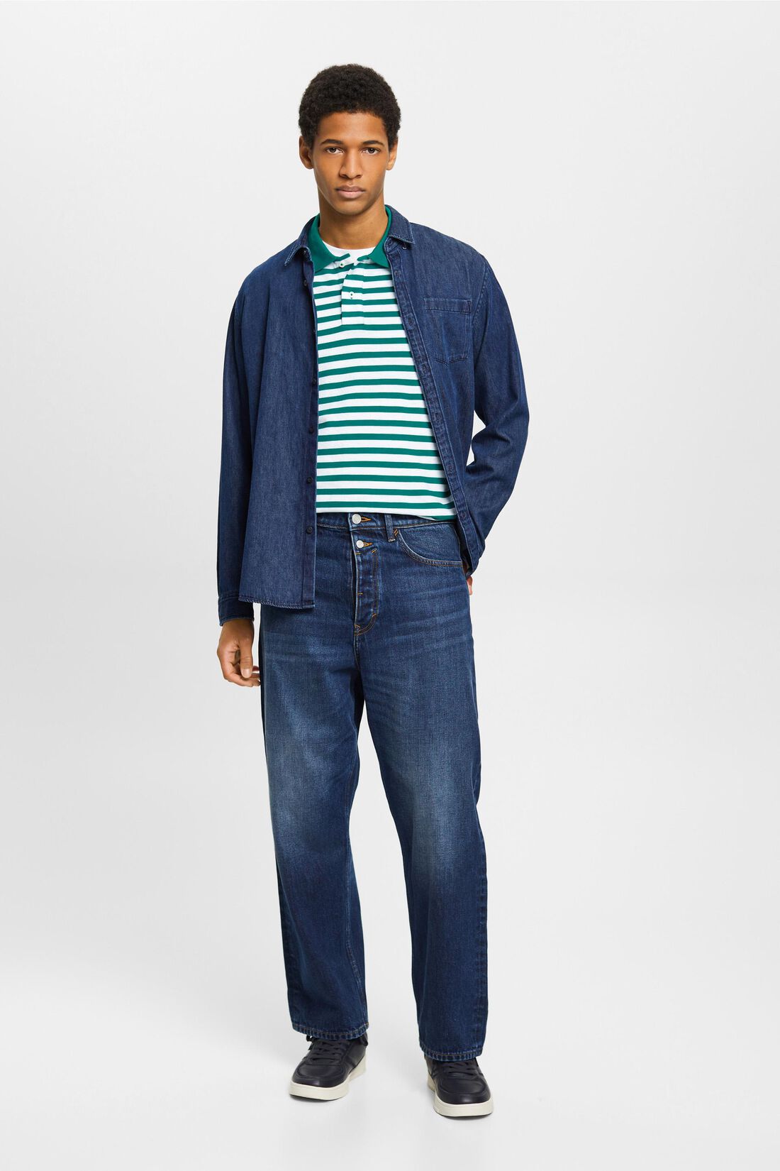 Gestreiftes Slim-Fit-Poloshirt