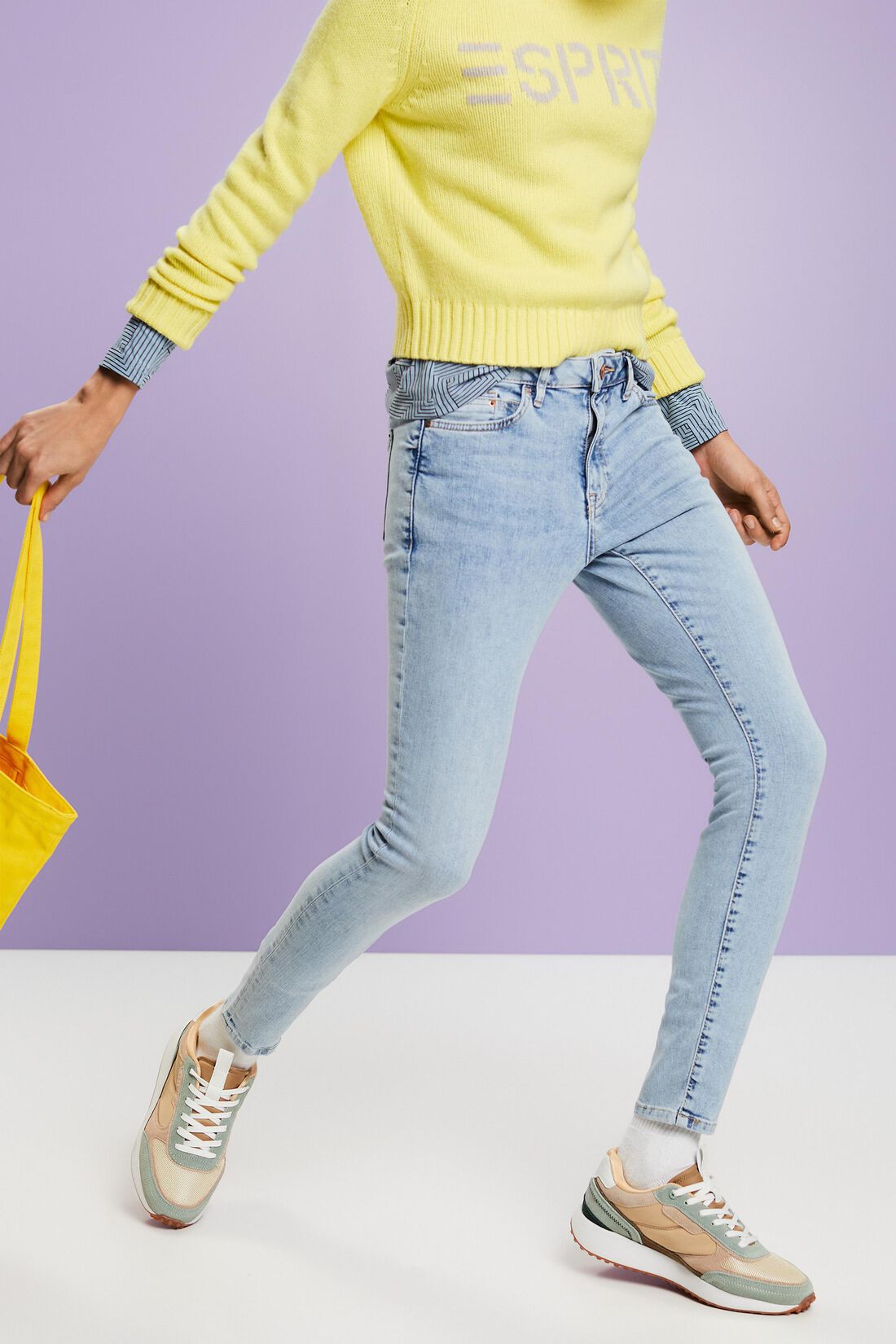 Skinny Jeans mit mittlerer Bundh&ouml;he