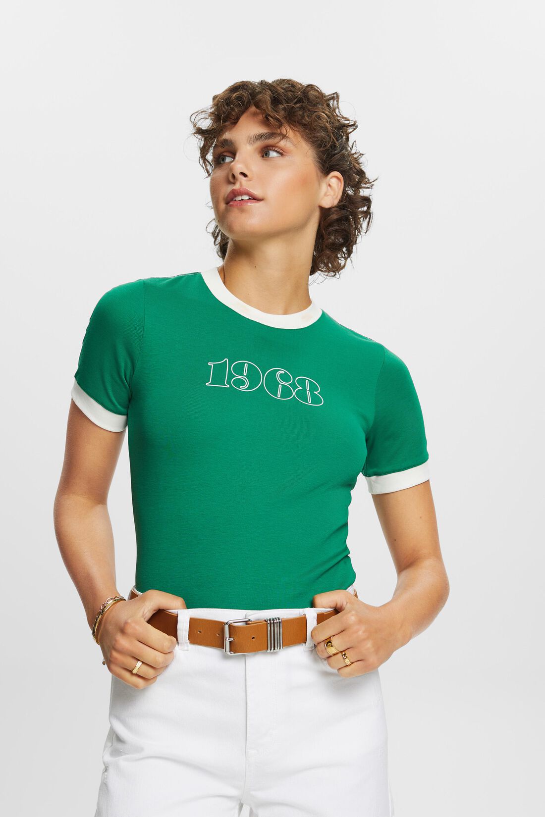 Logo-T-Shirt aus Baumwolljersey