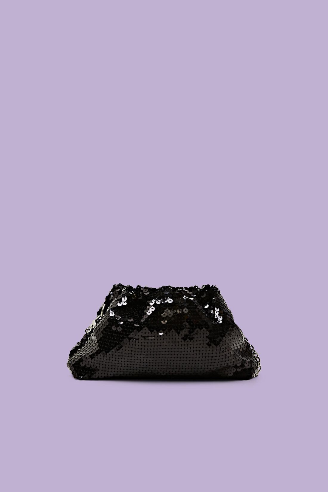 Kleine Beuteltasche mit Pailletten