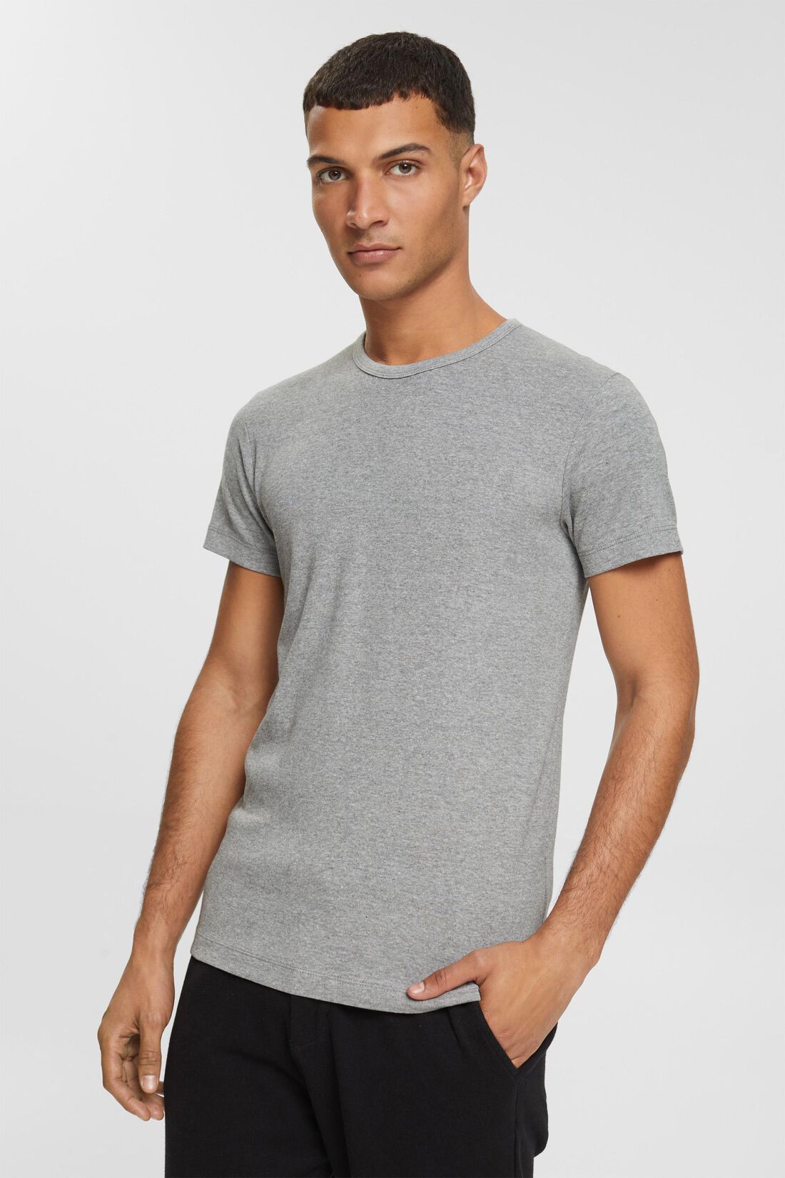 Jersey-T-Shirt in Slim Fit