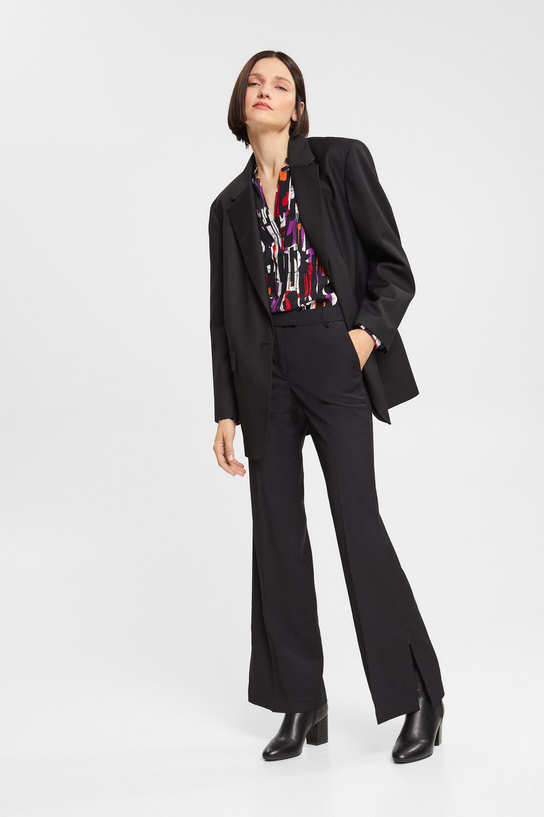 Bluse mit Muster, LENZING&trade; ECOVERO&trade;
