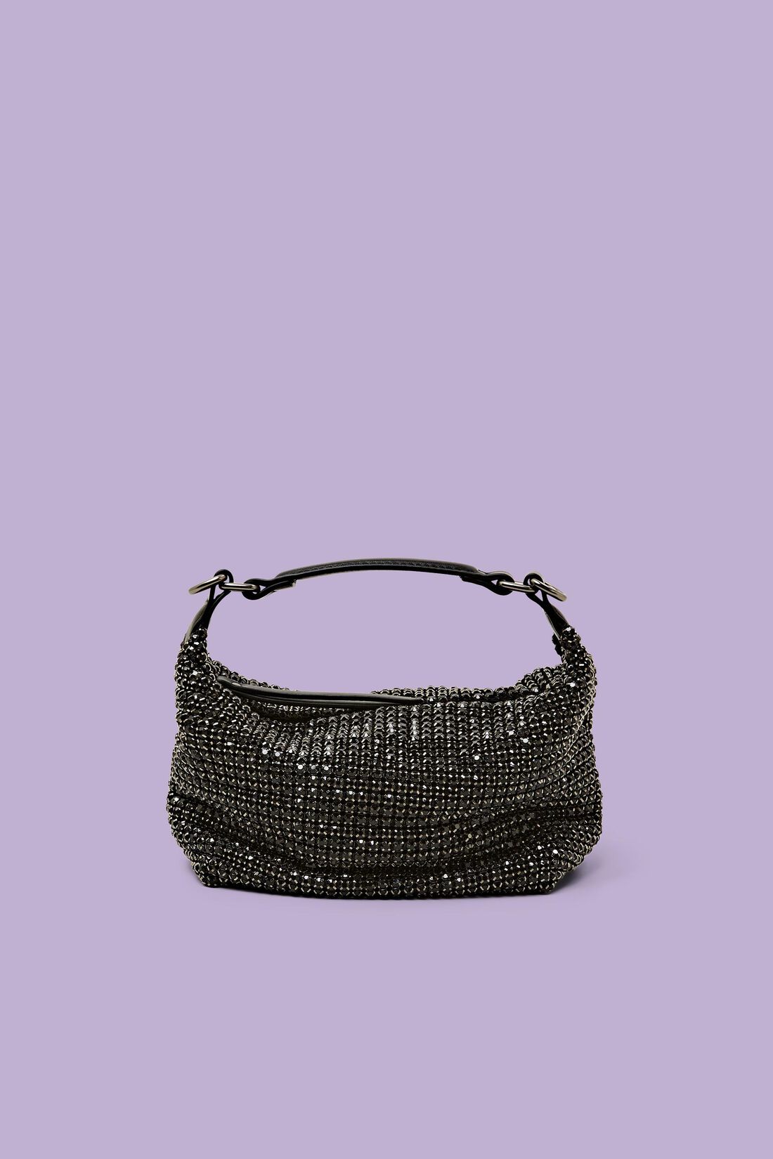 Kleine Tasche mit Strasssteinen