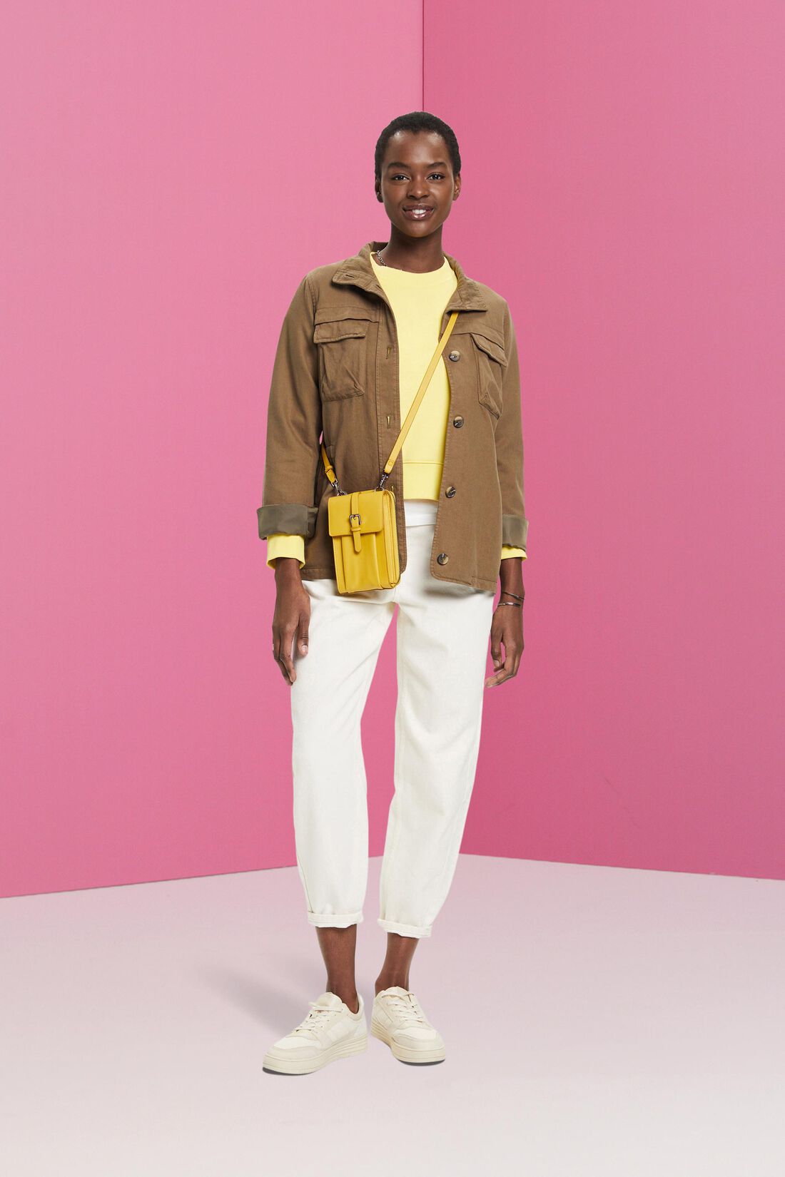 Utility-Jacke mit elastischem Taillenbund