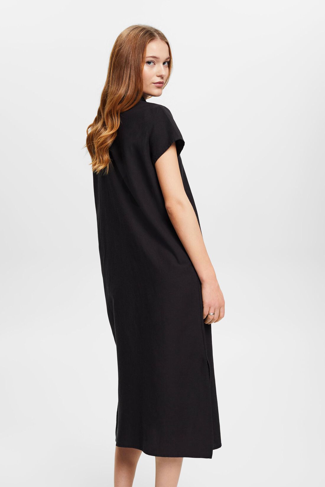 Blusenkleid mit Leinen