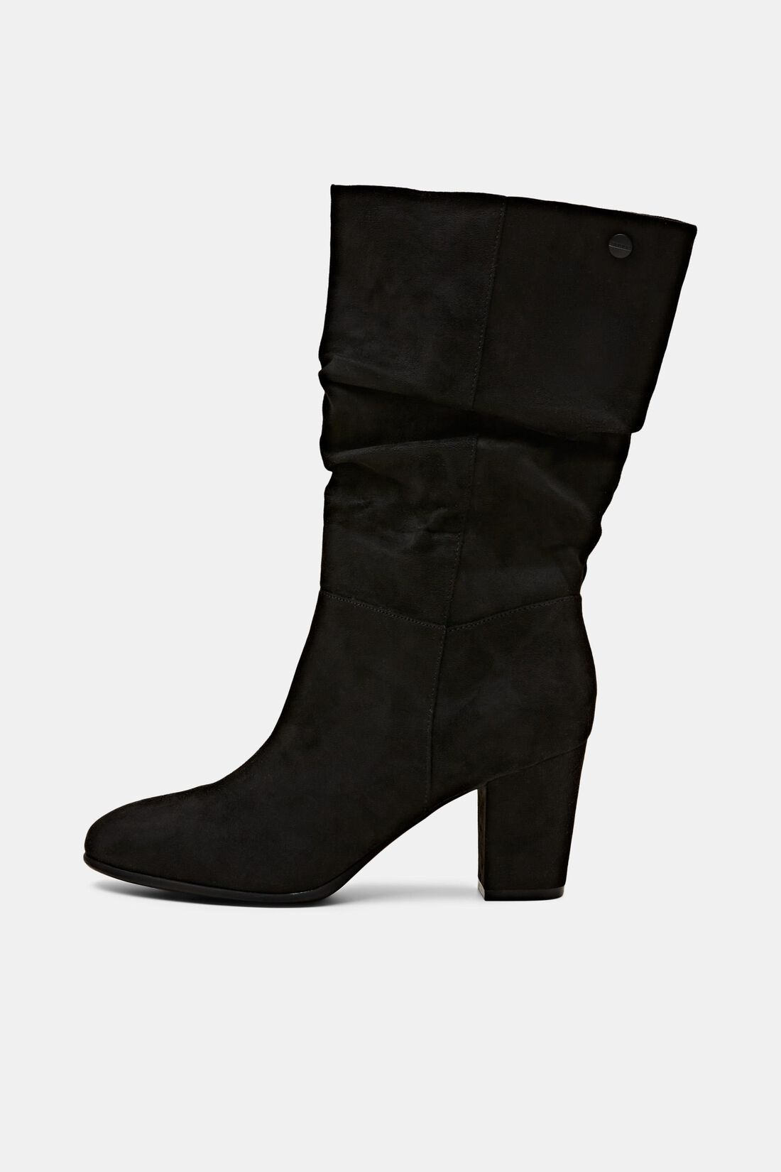 Boots im Sloutch-Design in Wildlederoptik