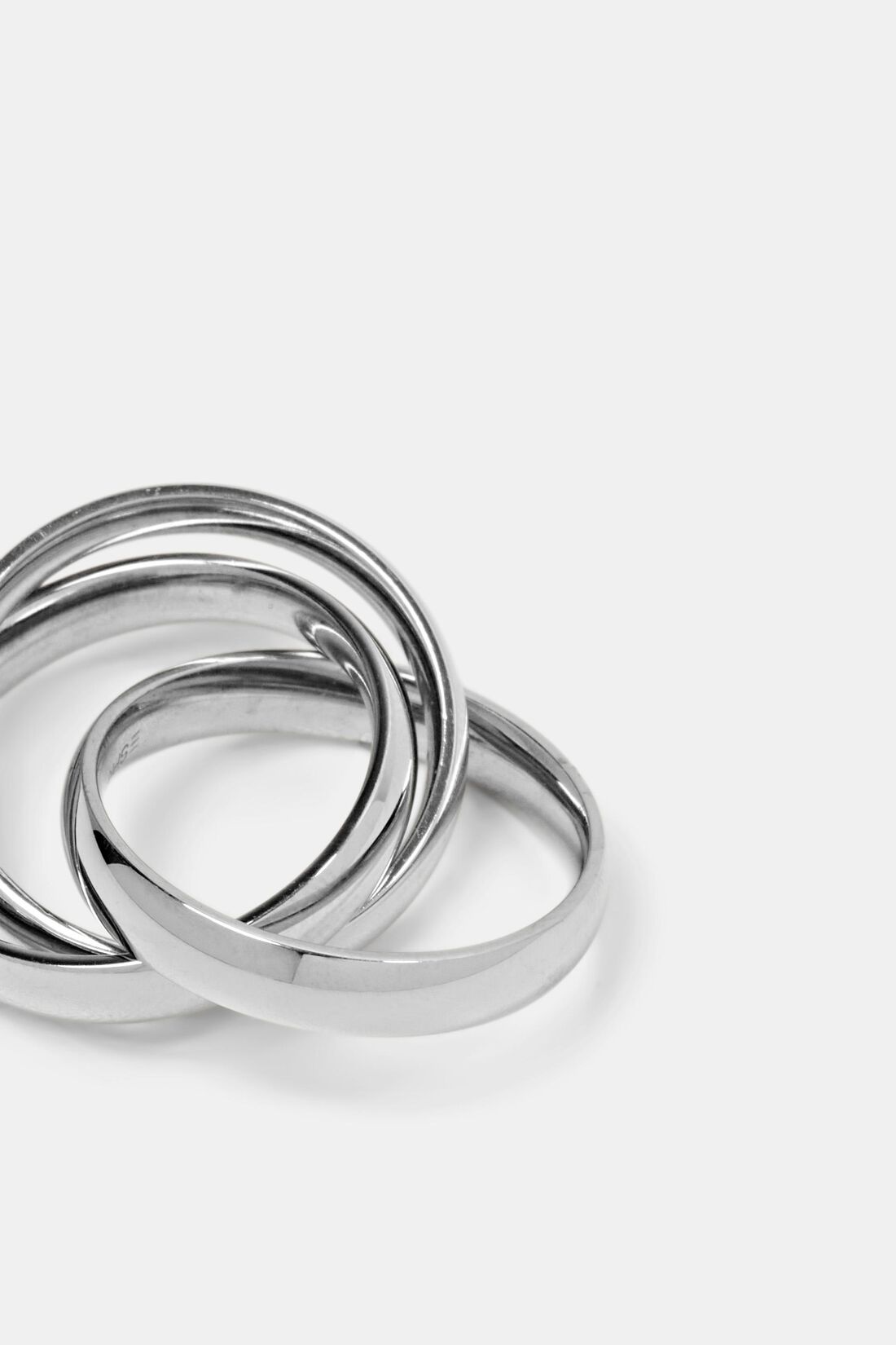 Trio-Ring aus Edelstahl
