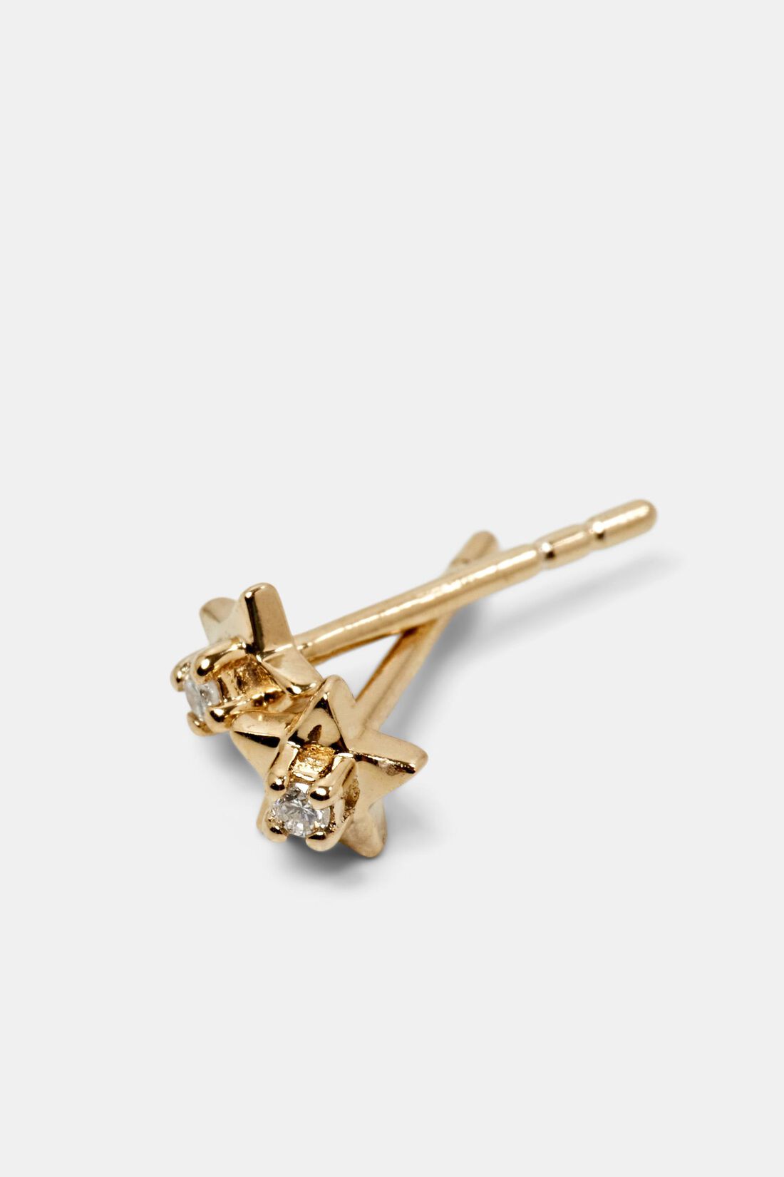 Sterling Silber Ohrstecker mit Diamanten