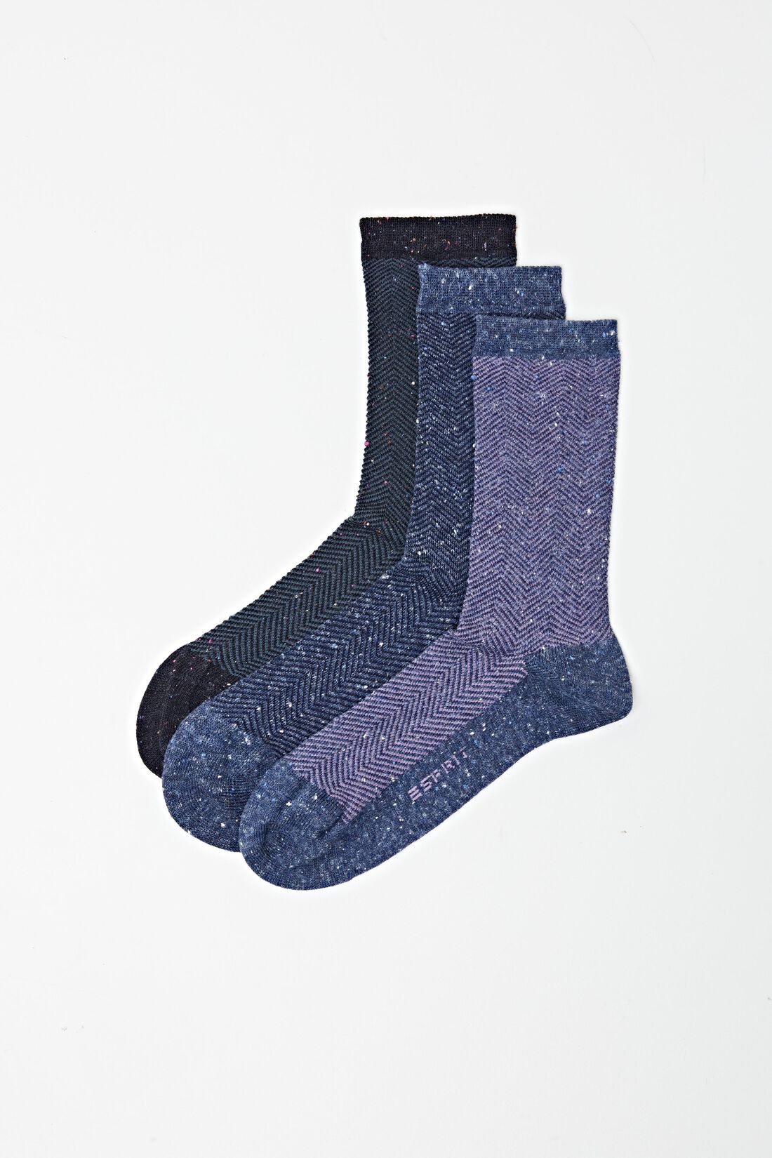 3er-Pack Socken mit Fischgratmuster
