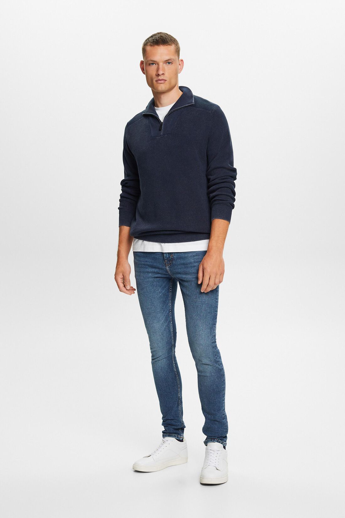 Skinny Jeans mit mittlerer Bundh&ouml;he