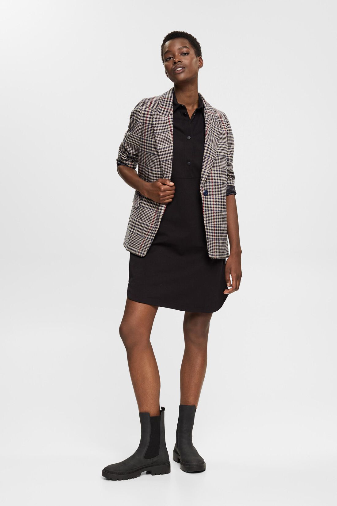 Sportives Mix-and-Match-Kleid aus Punto-Jersey
