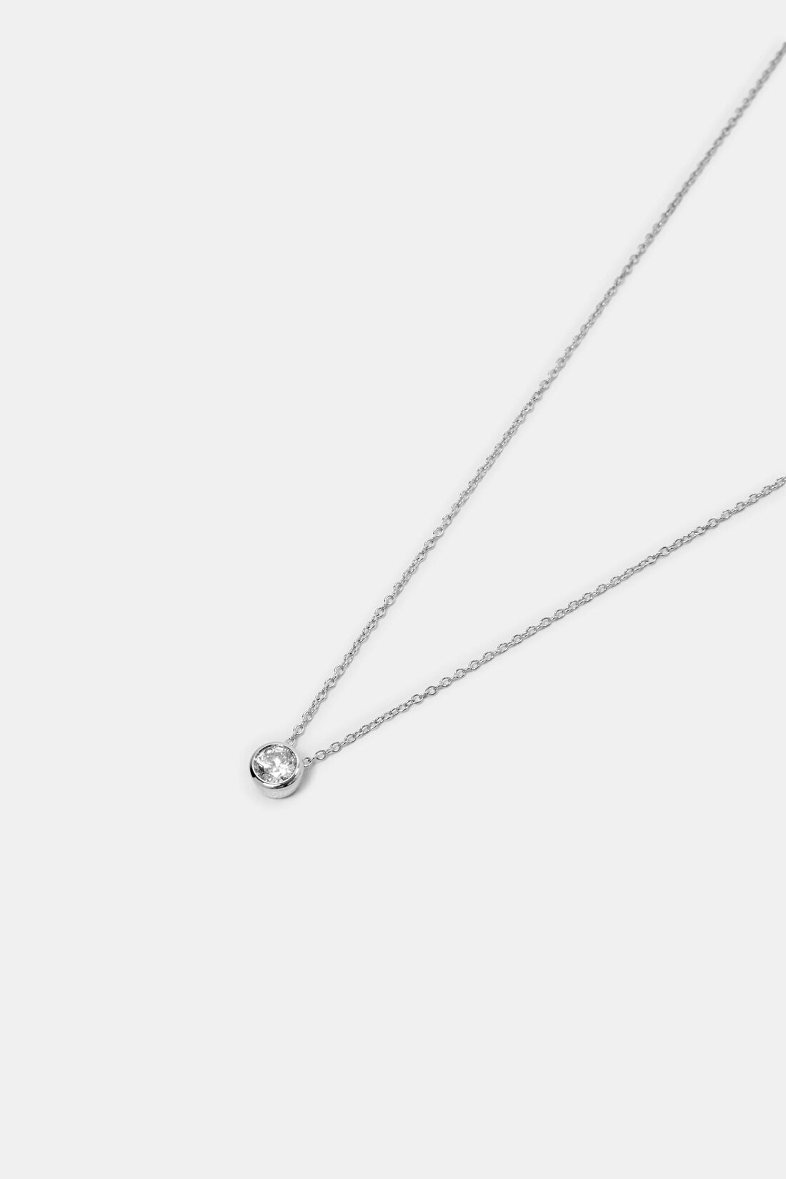Kette mit Zirkonia, Sterling Silber