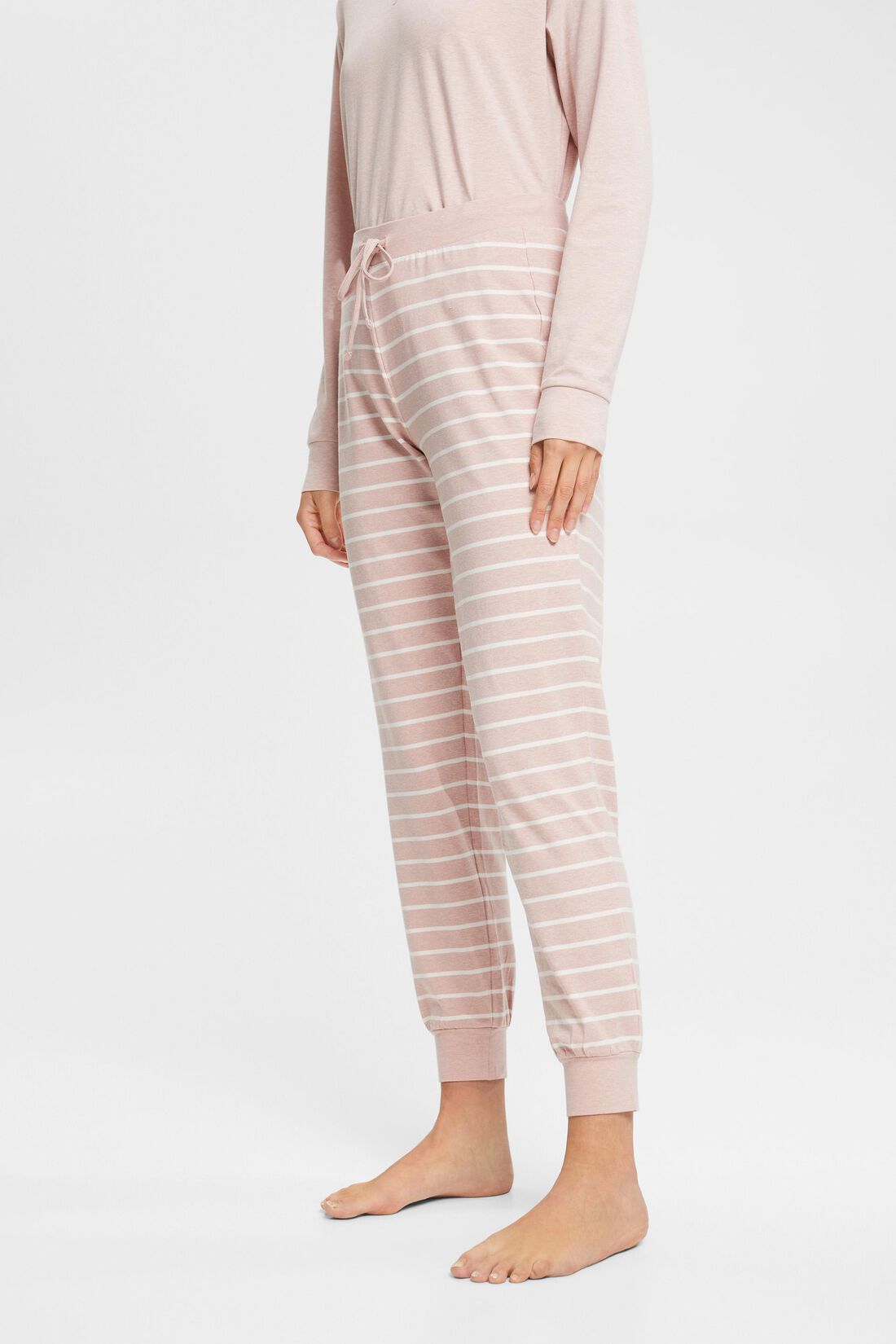 Gestreifte Jersey-Hose