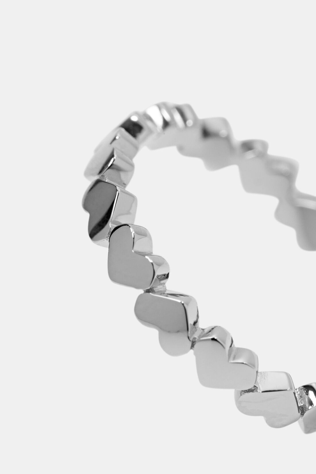 Herz-Ring aus Sterlingsilber