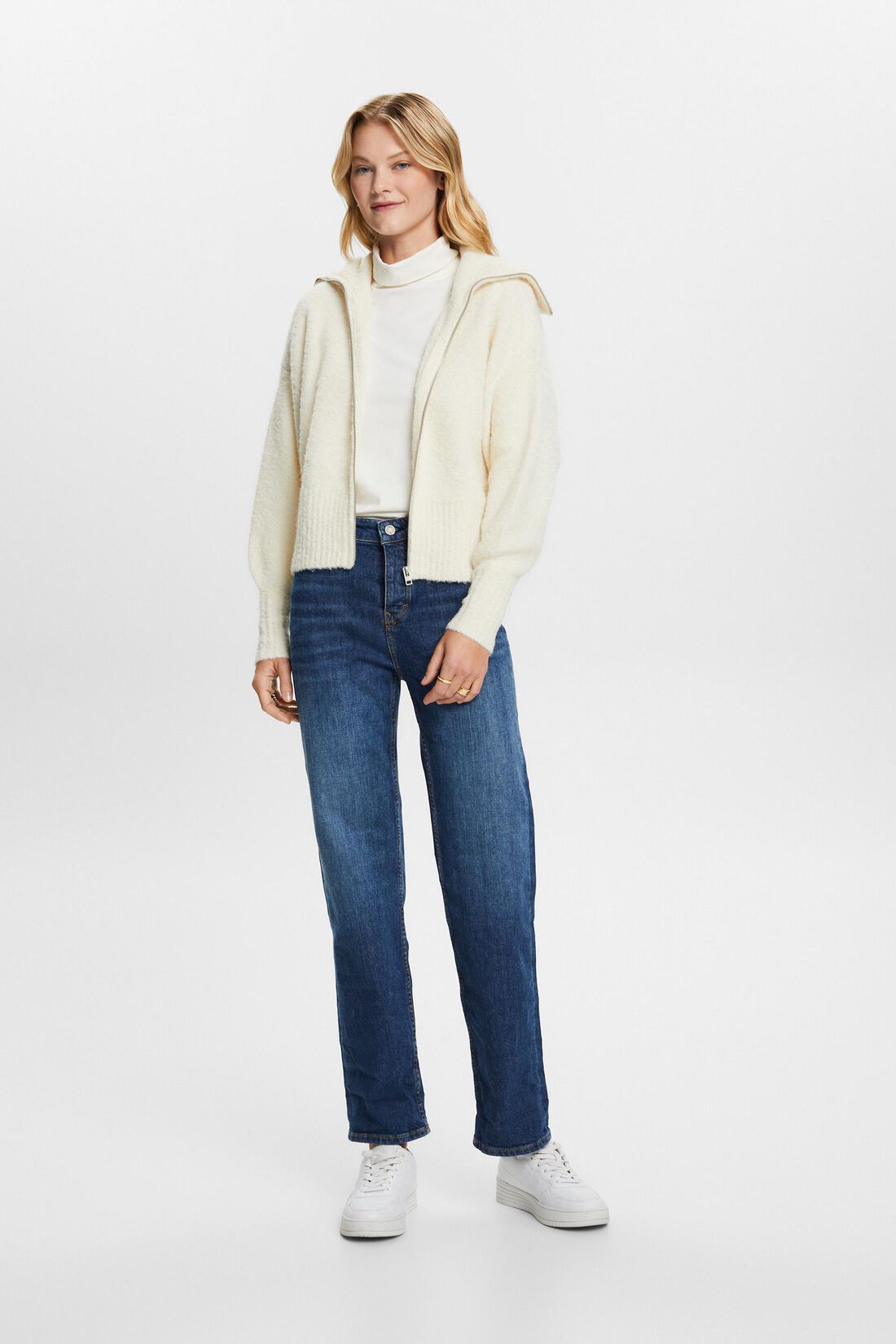 Retro-Jeans mit gerader Passform und hohem Bund