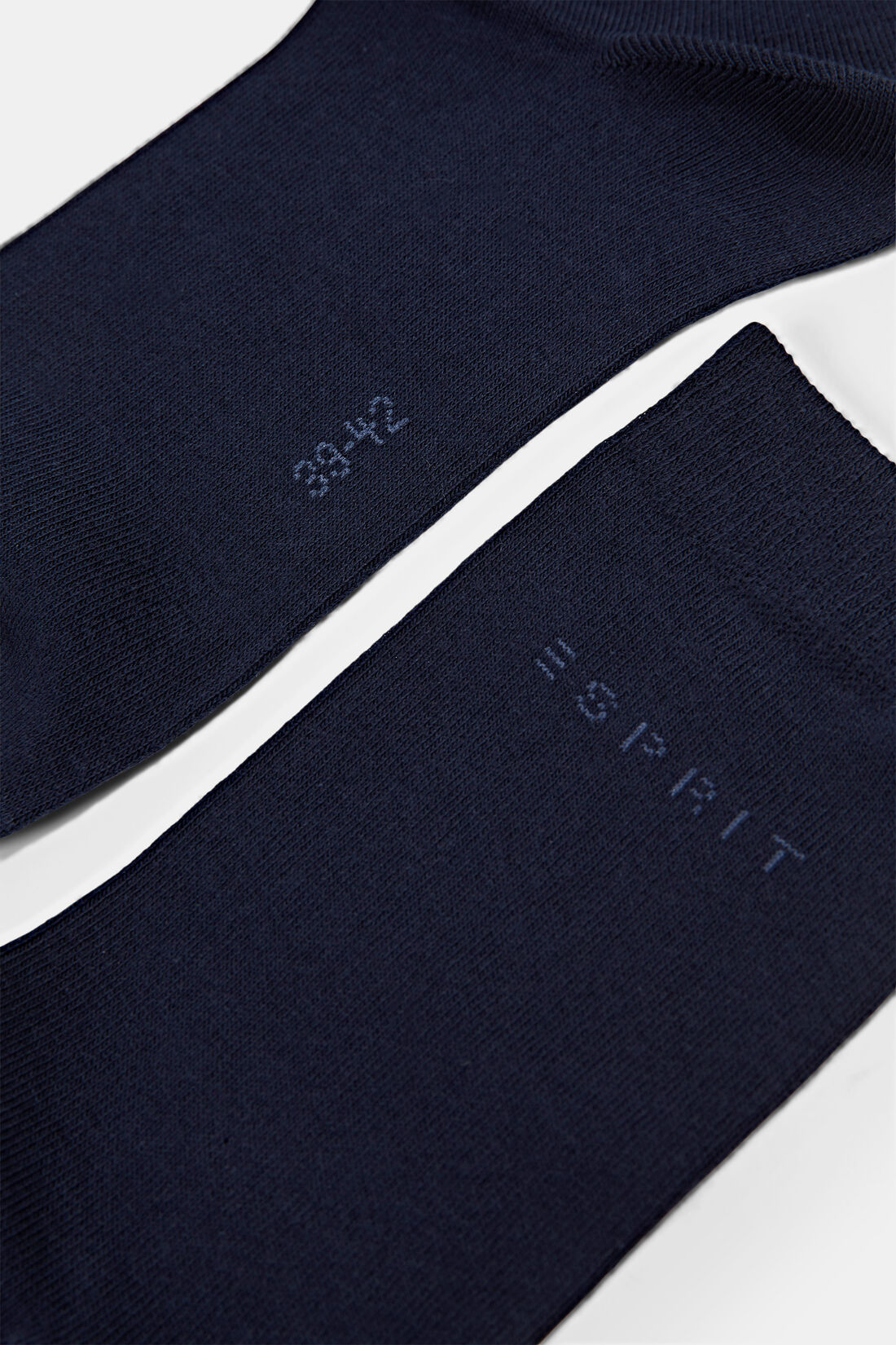 Socken im Doppelpack mit eingestricktem Logo, Bio-Baumwolle