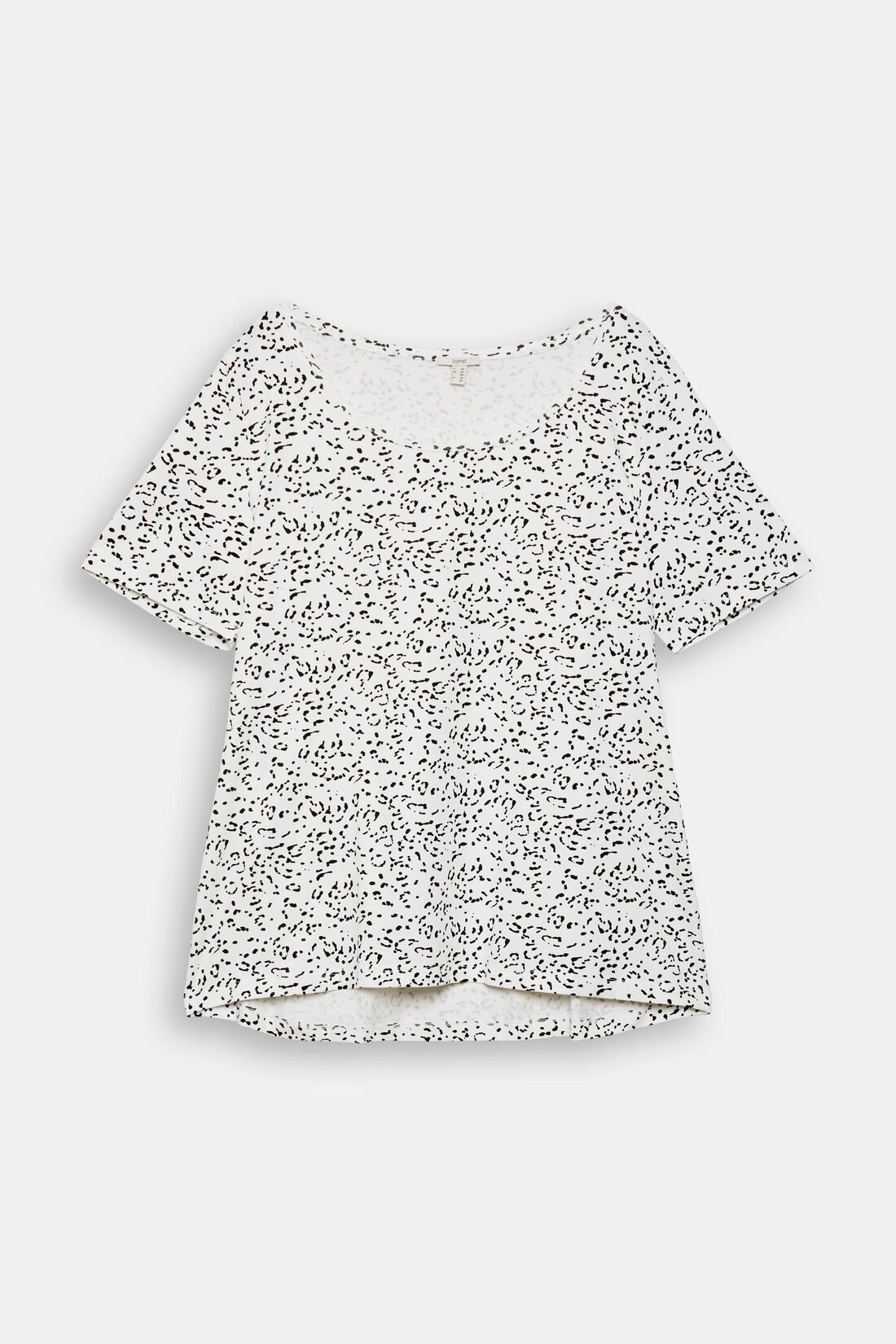 CURVY T-Shirt mit Musterprint, Bio-Baumwolle