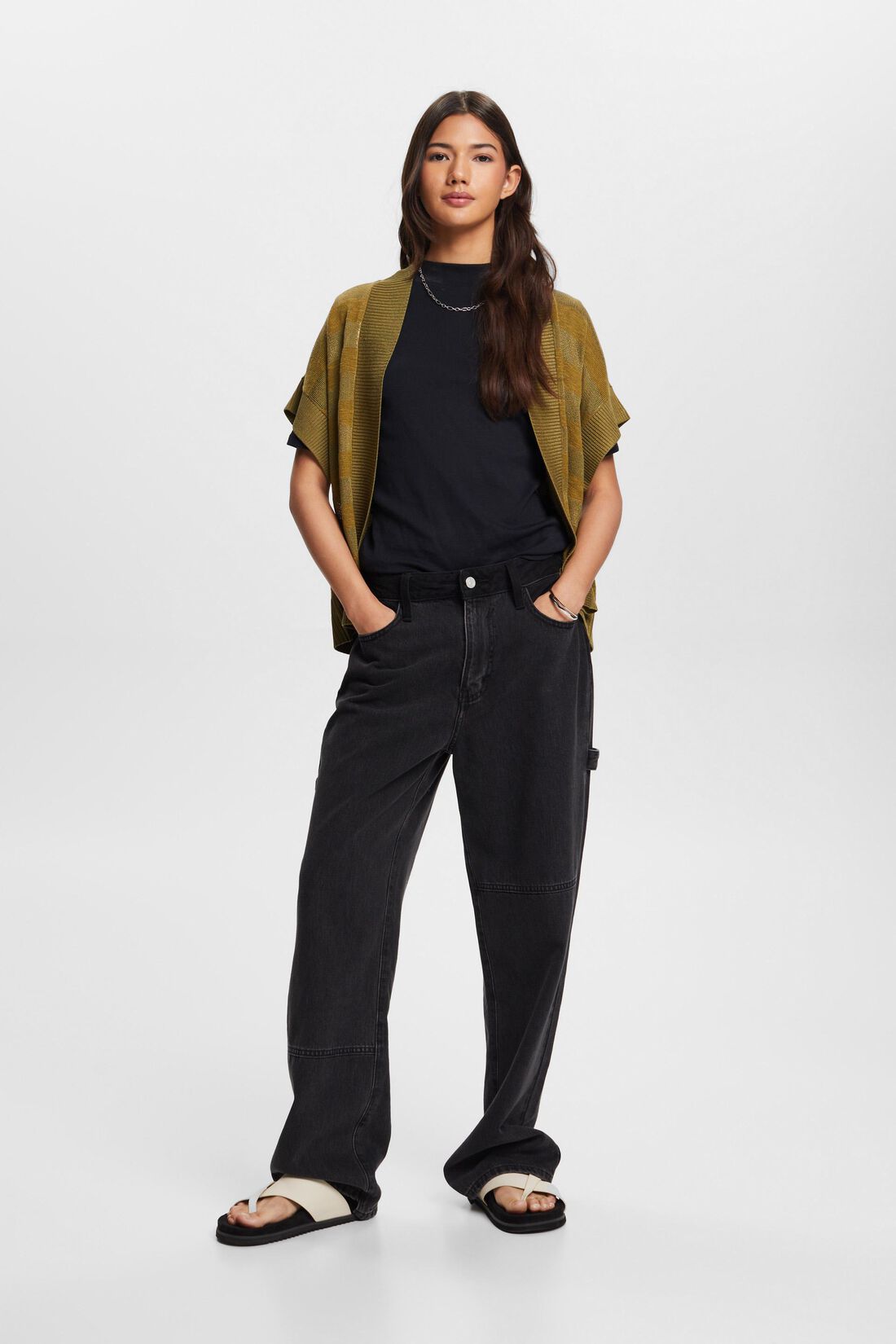 Gestreifter Cardigan
