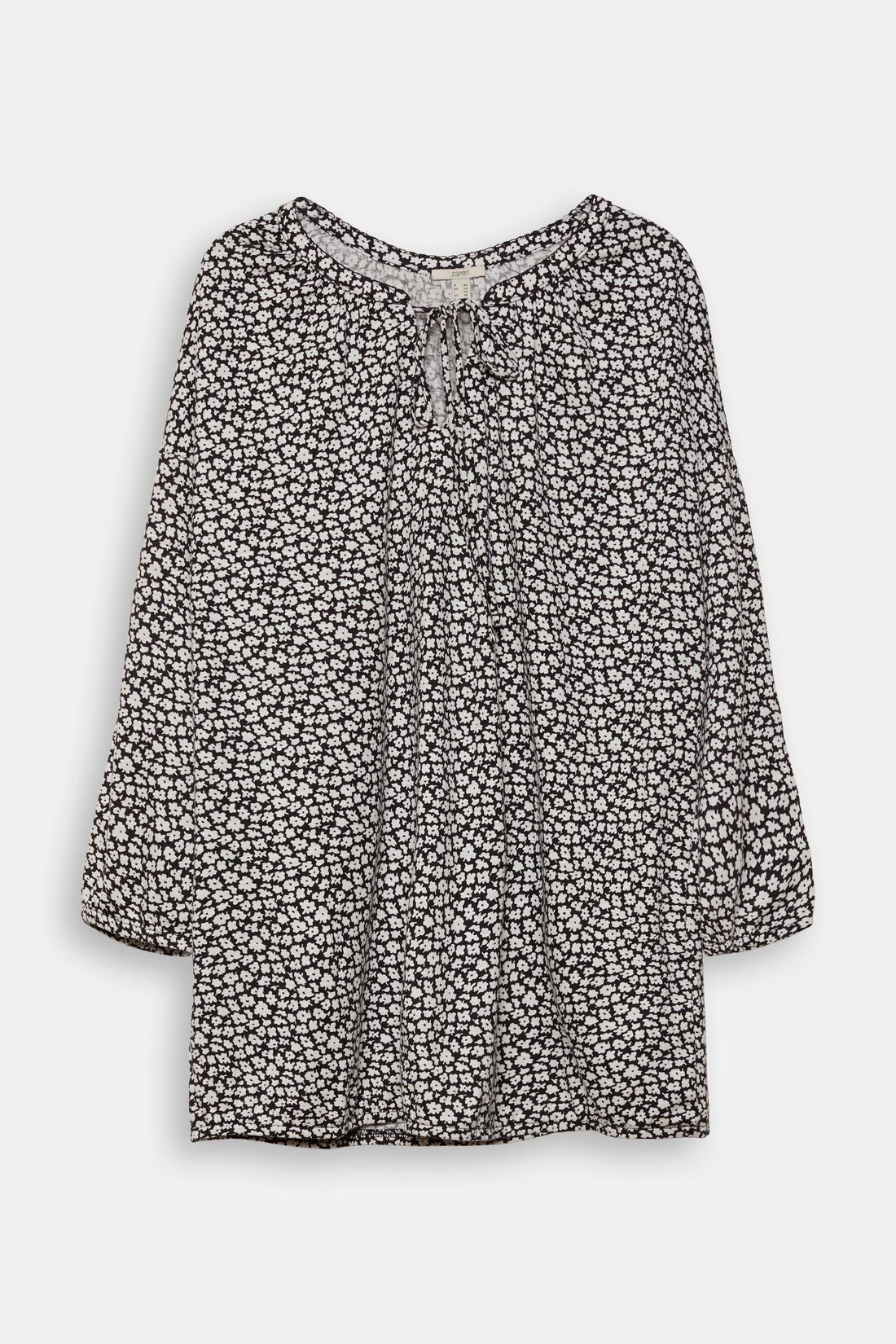 CURVY Millefleur-Longsleeve, Bio-Baumwoll-Mix