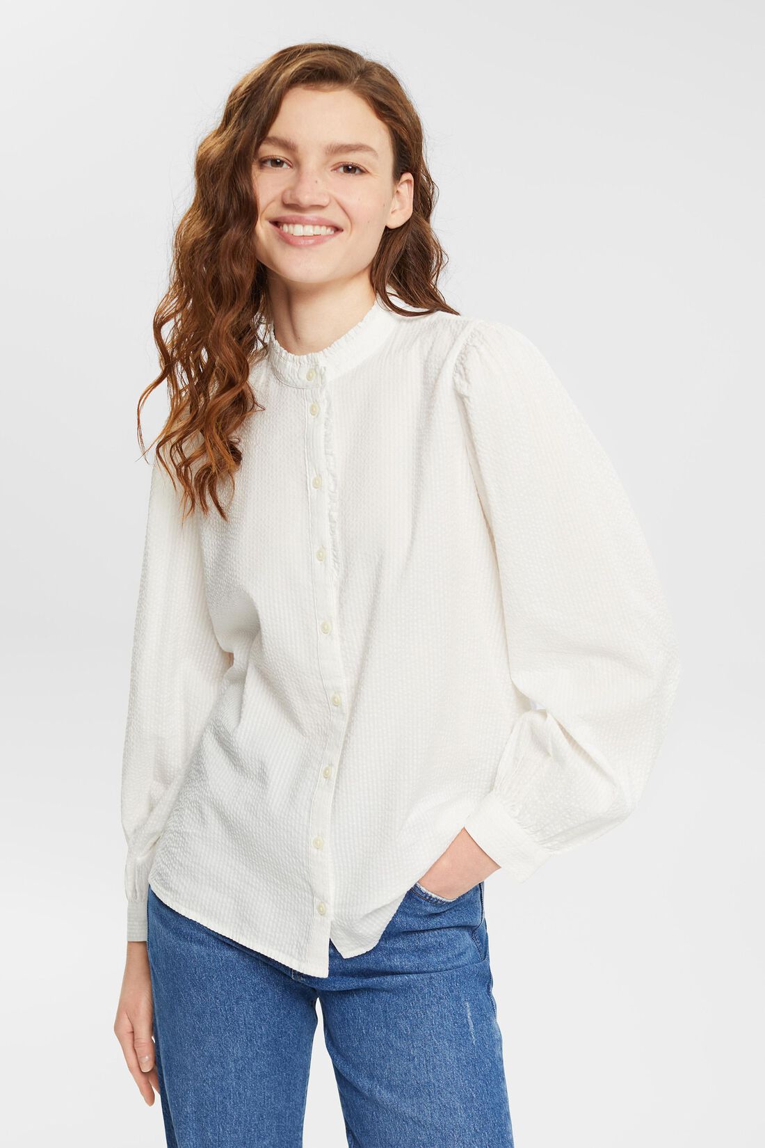 Strukturierte Bluse