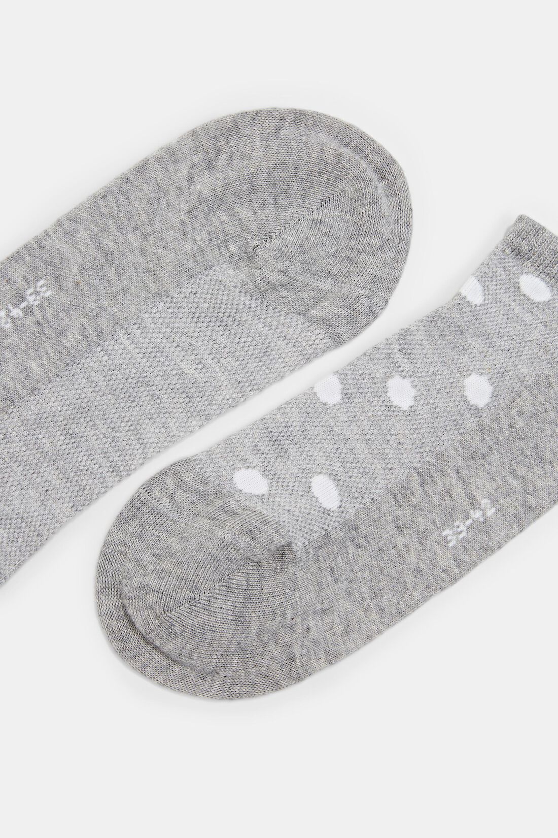 2er-Set Sneakersocken mit Mesh, Bio-Baumwolle