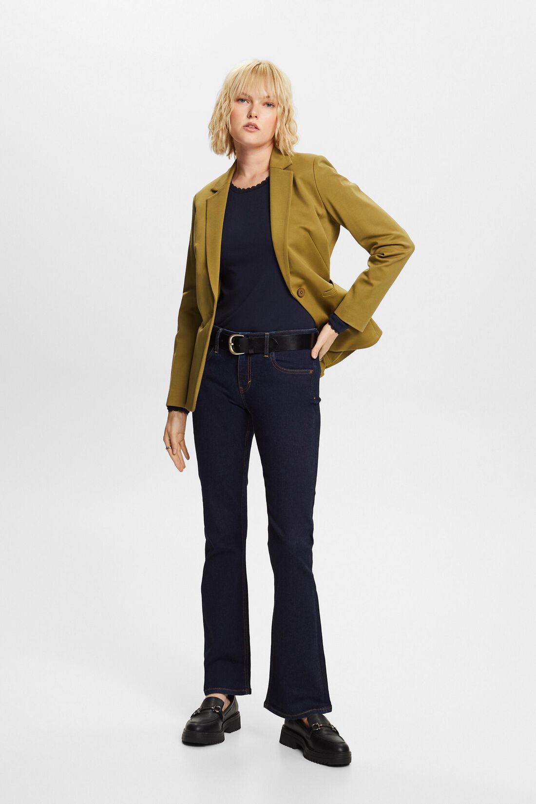 Geripptes Longsleeve, Organic Cotton