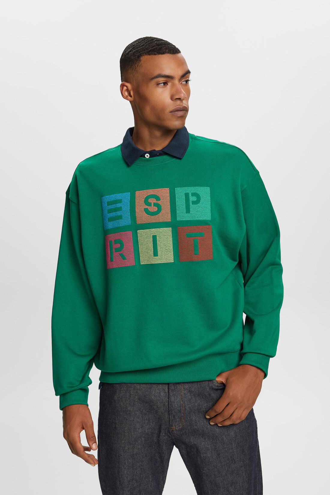 Logo-Sweatshirt aus Bio-Baumwolle