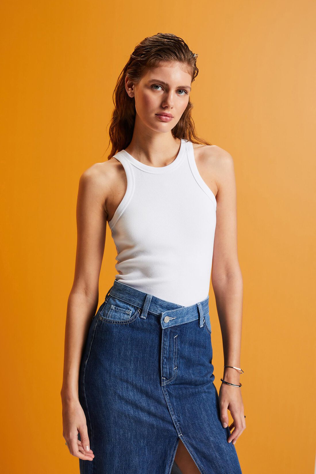 Geripptes Tanktop
