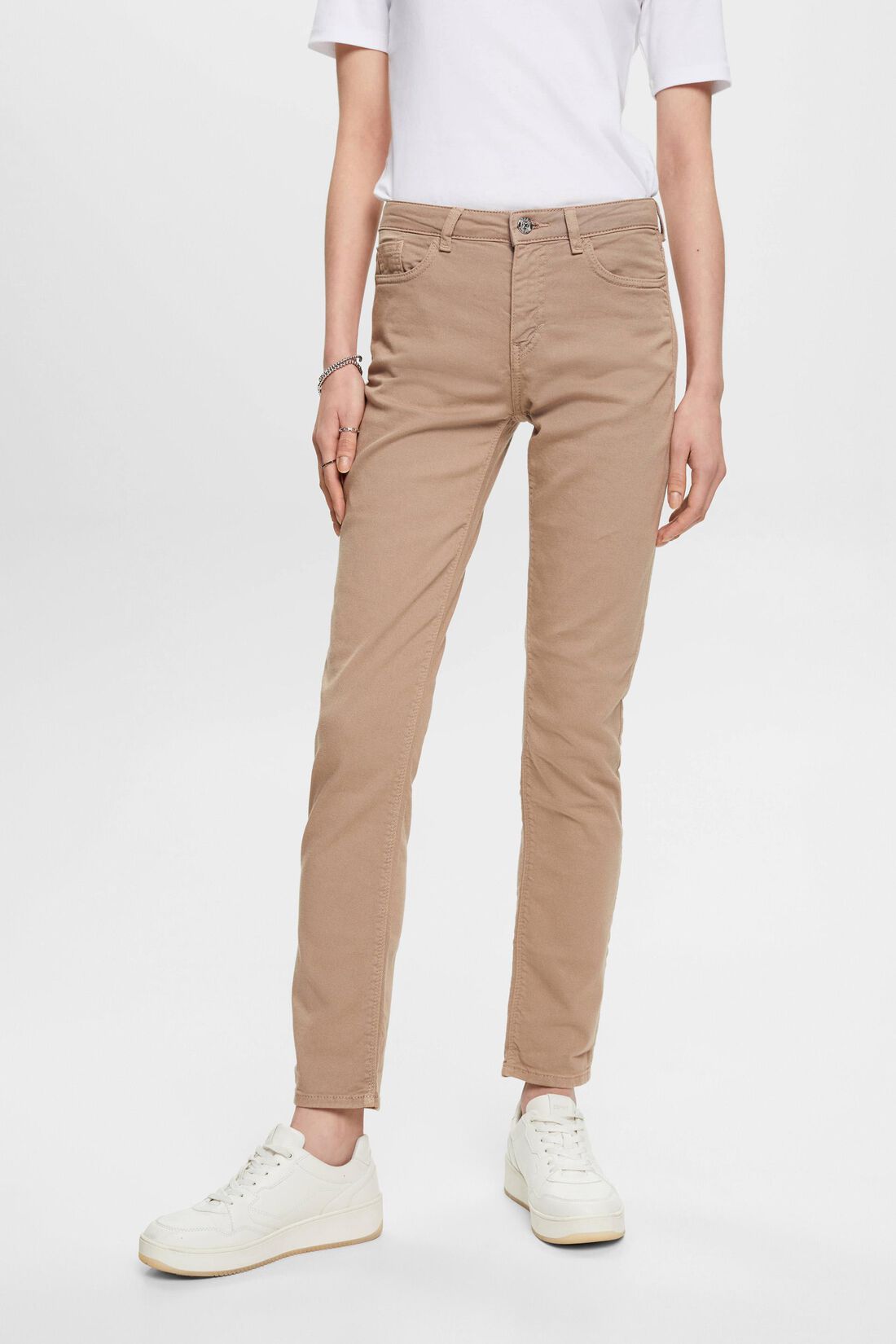 Slim-Fit-Jeans mit mittlerer Bundh&ouml;he