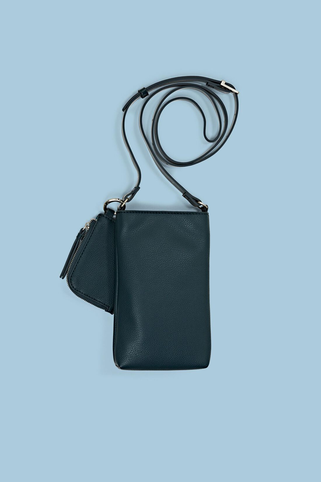Gl&auml;nzende Crossbody-Handytasche