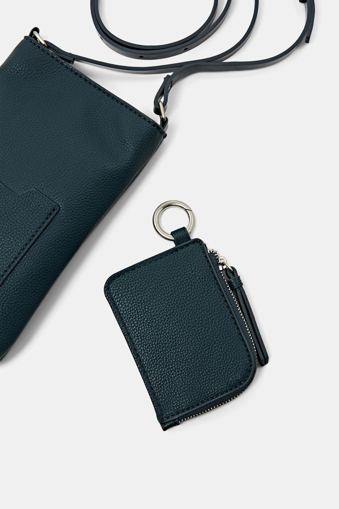 Gl&auml;nzende Crossbody-Handytasche