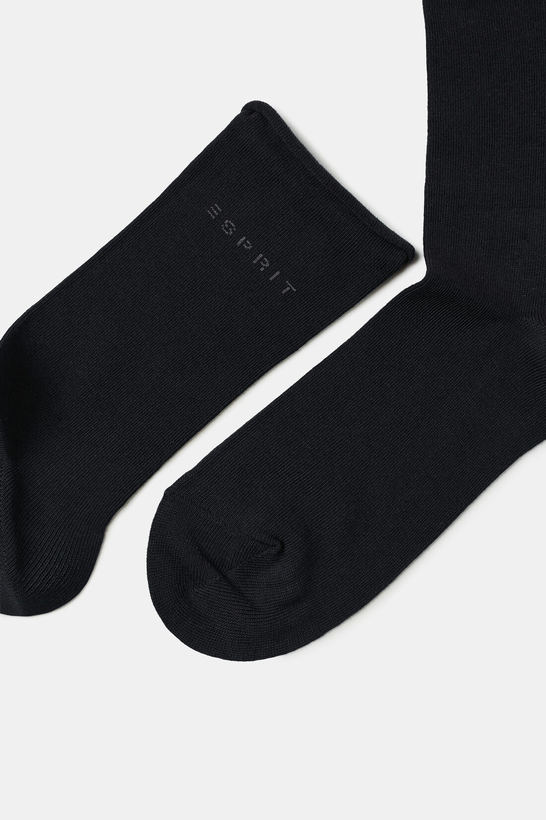 Doppelpack Socken mit Rollkanten, Bio-Baumwolle