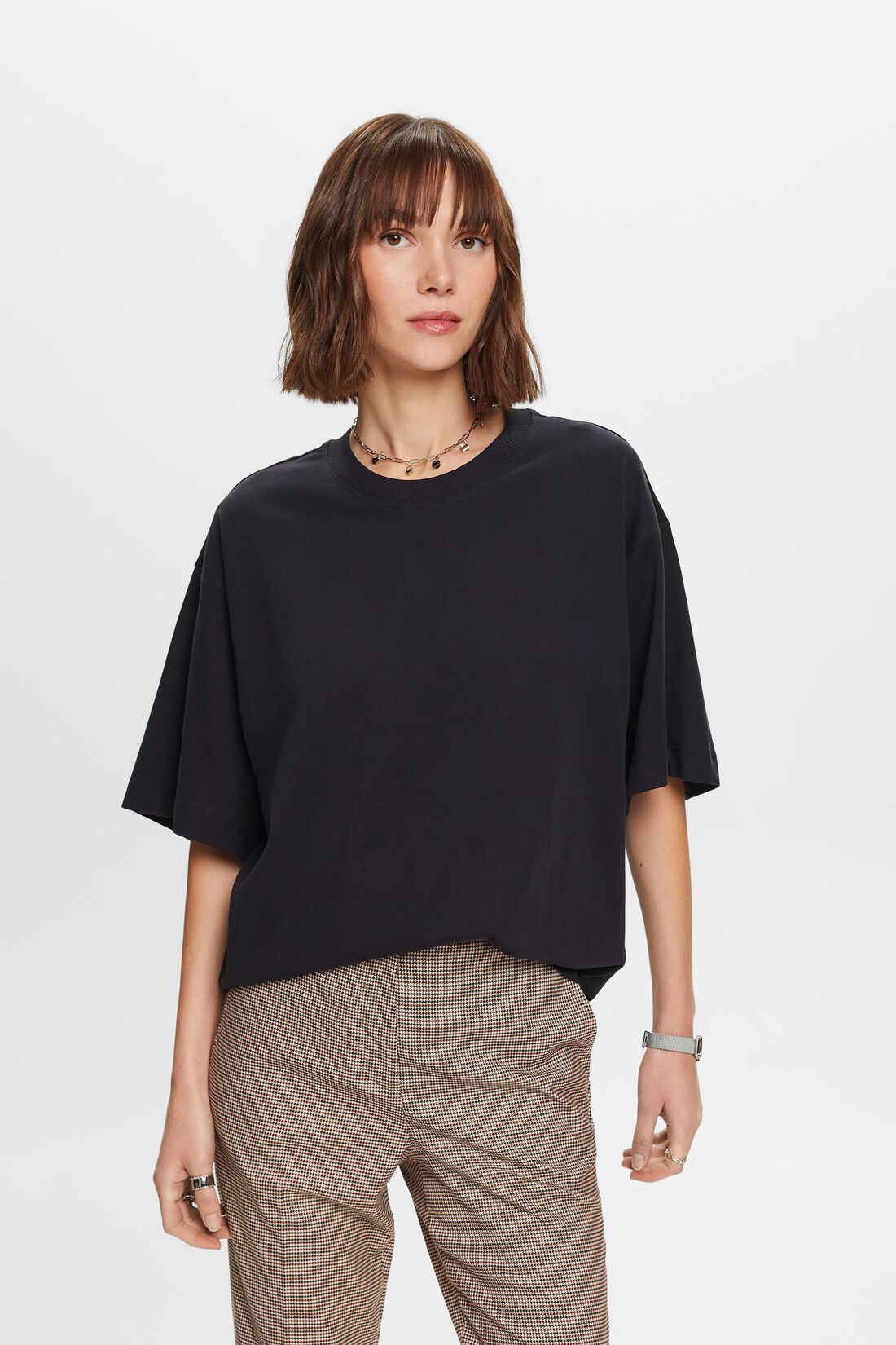Oversized T-Shirt aus Baumwolle