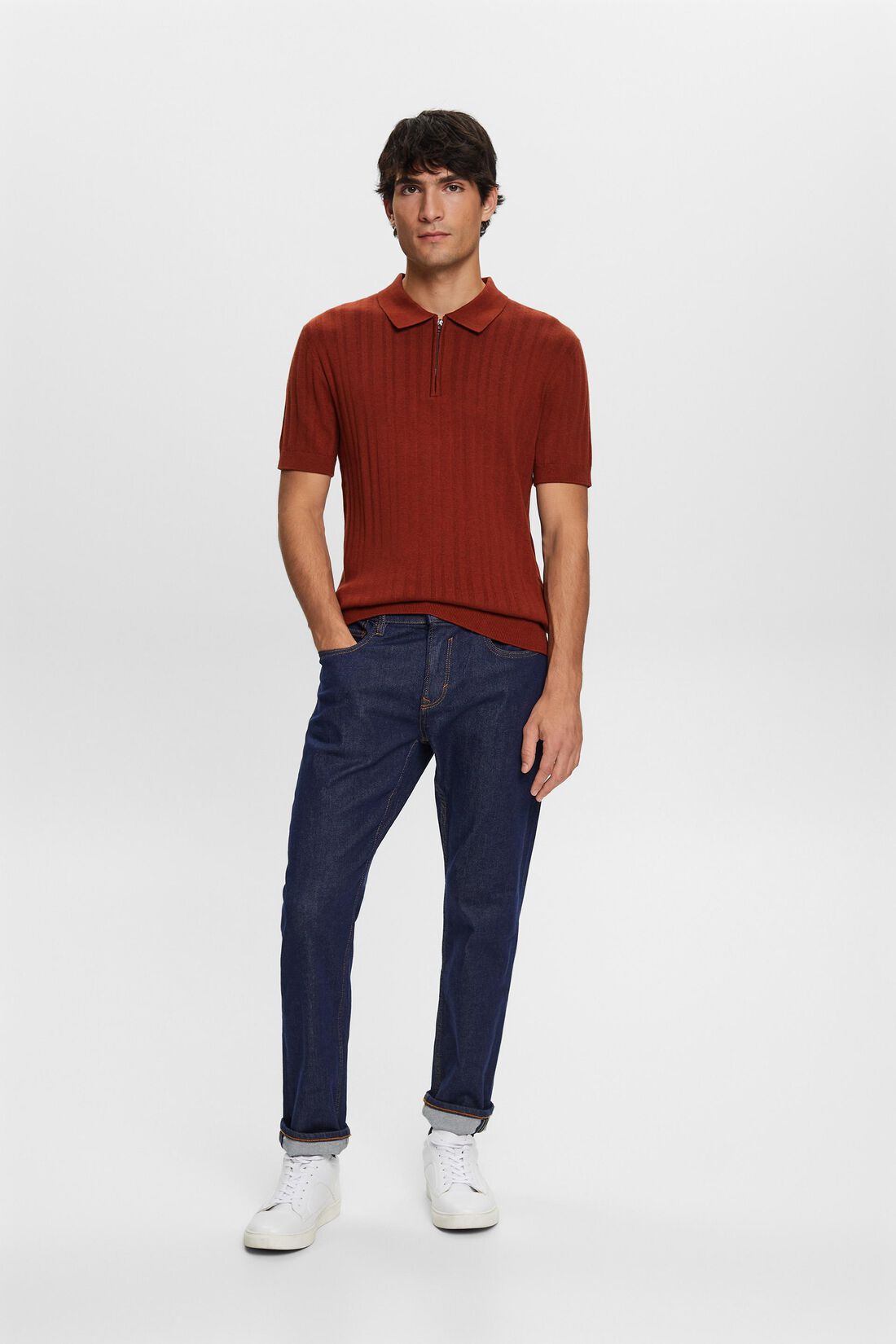 Poloshirt in schmaler Passform