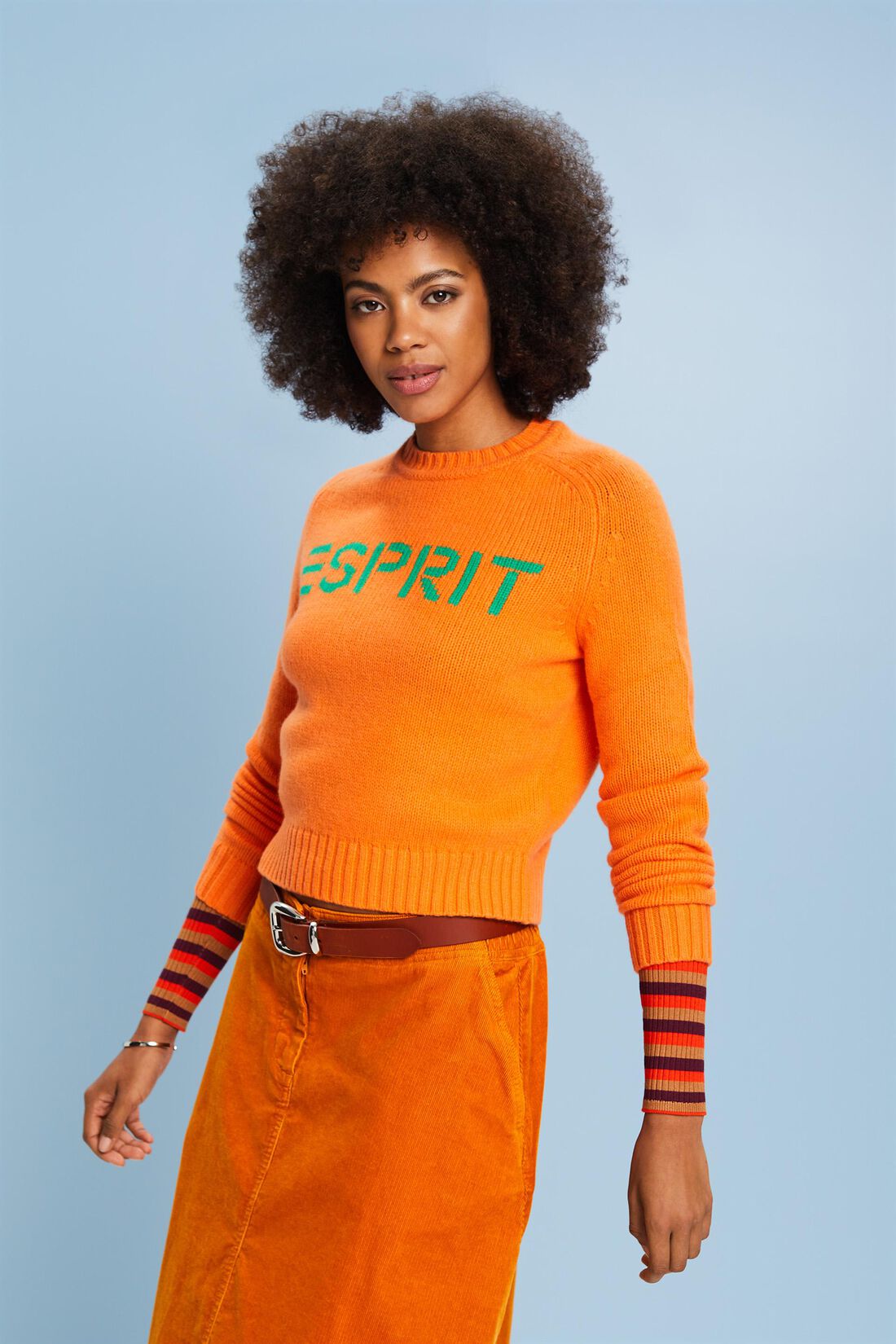 Logo-Pullover aus Wolle und Kaschmir