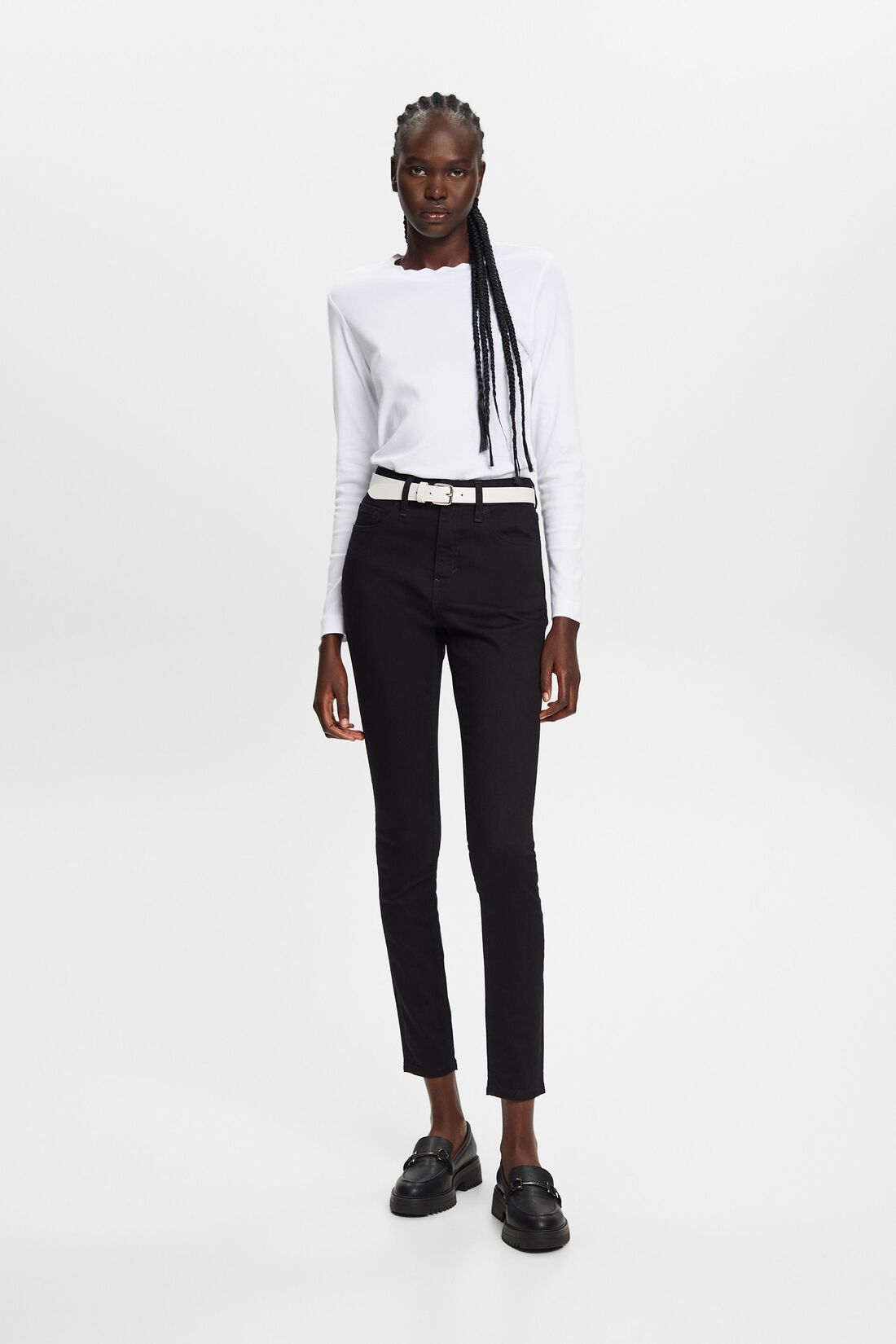 Non-fade Skinny Jeans, Baumwollstretch