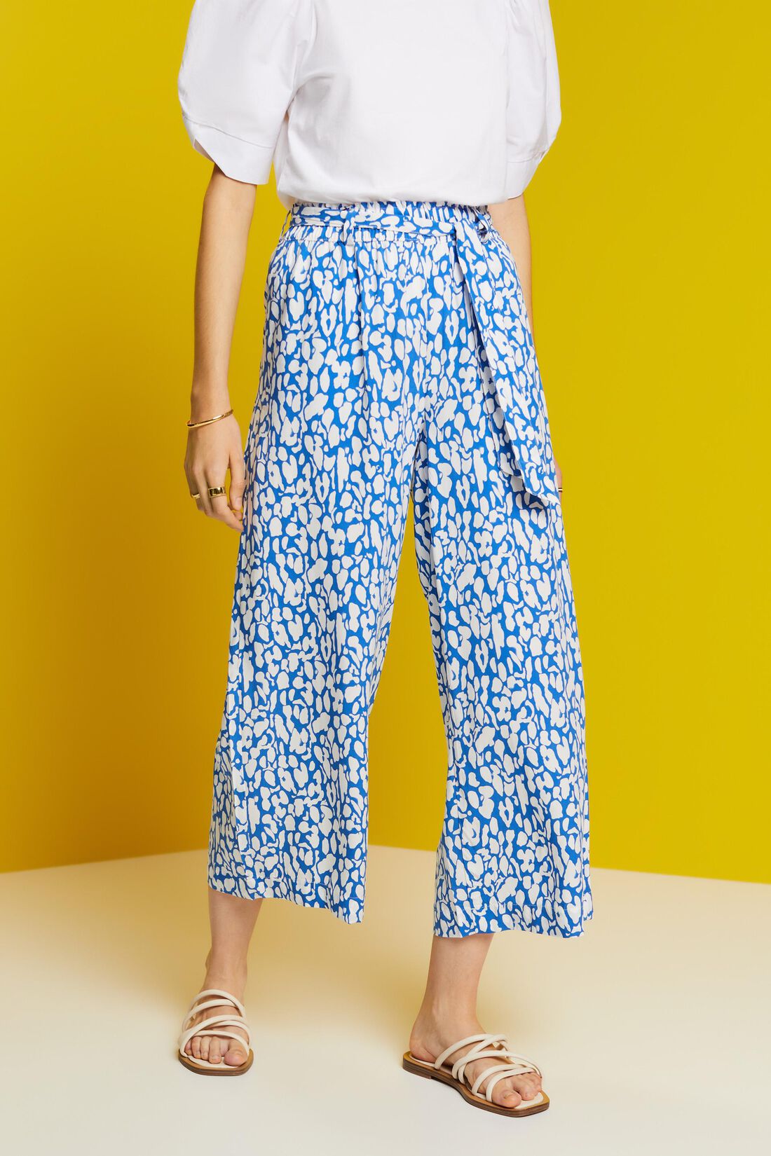 Pull-on-Culotte mit Bindeg&uuml;rtel, LENZING&trade; ECOVERO&trade;