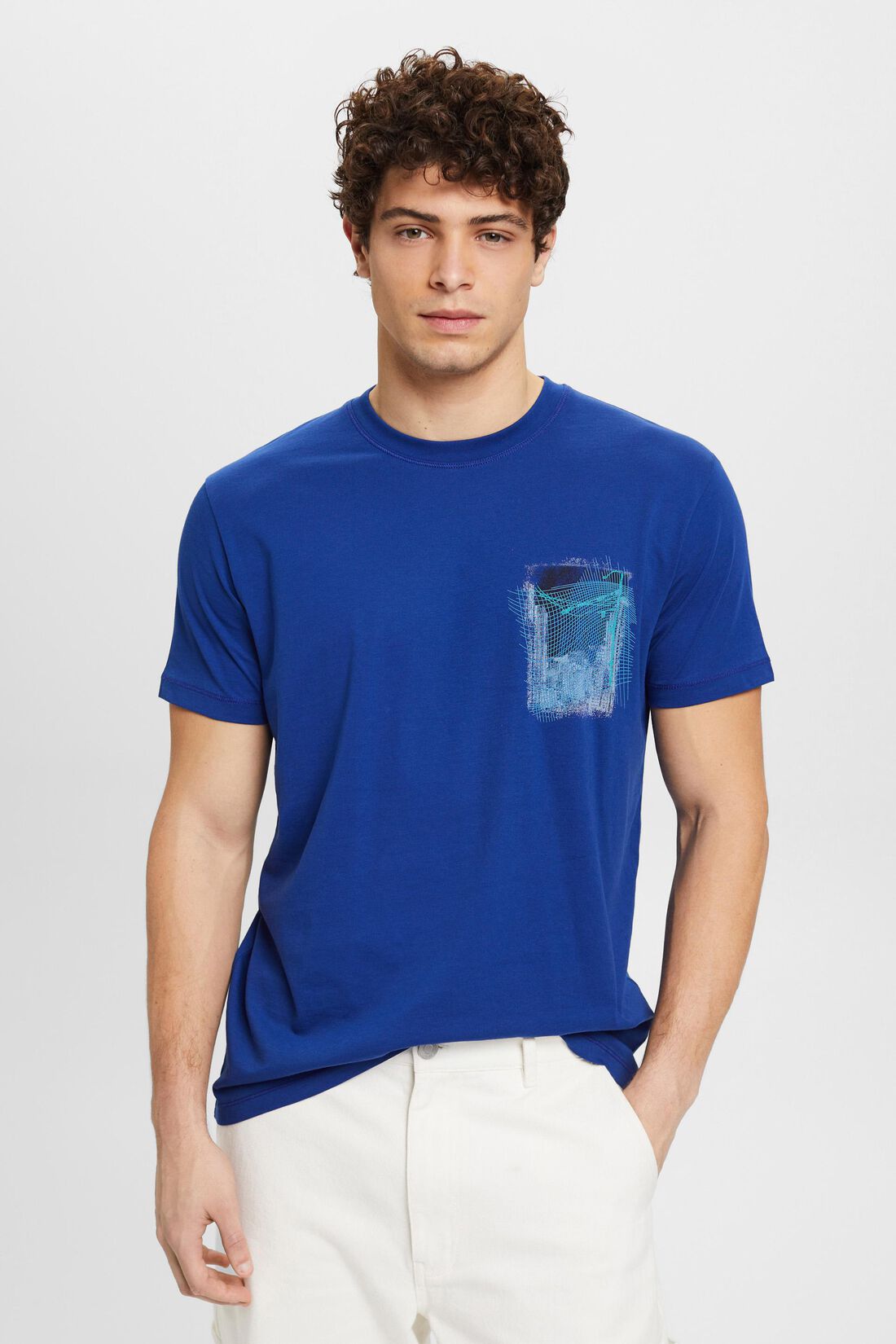 Print-T-Shirt aus nachhaltiger Baumwolle