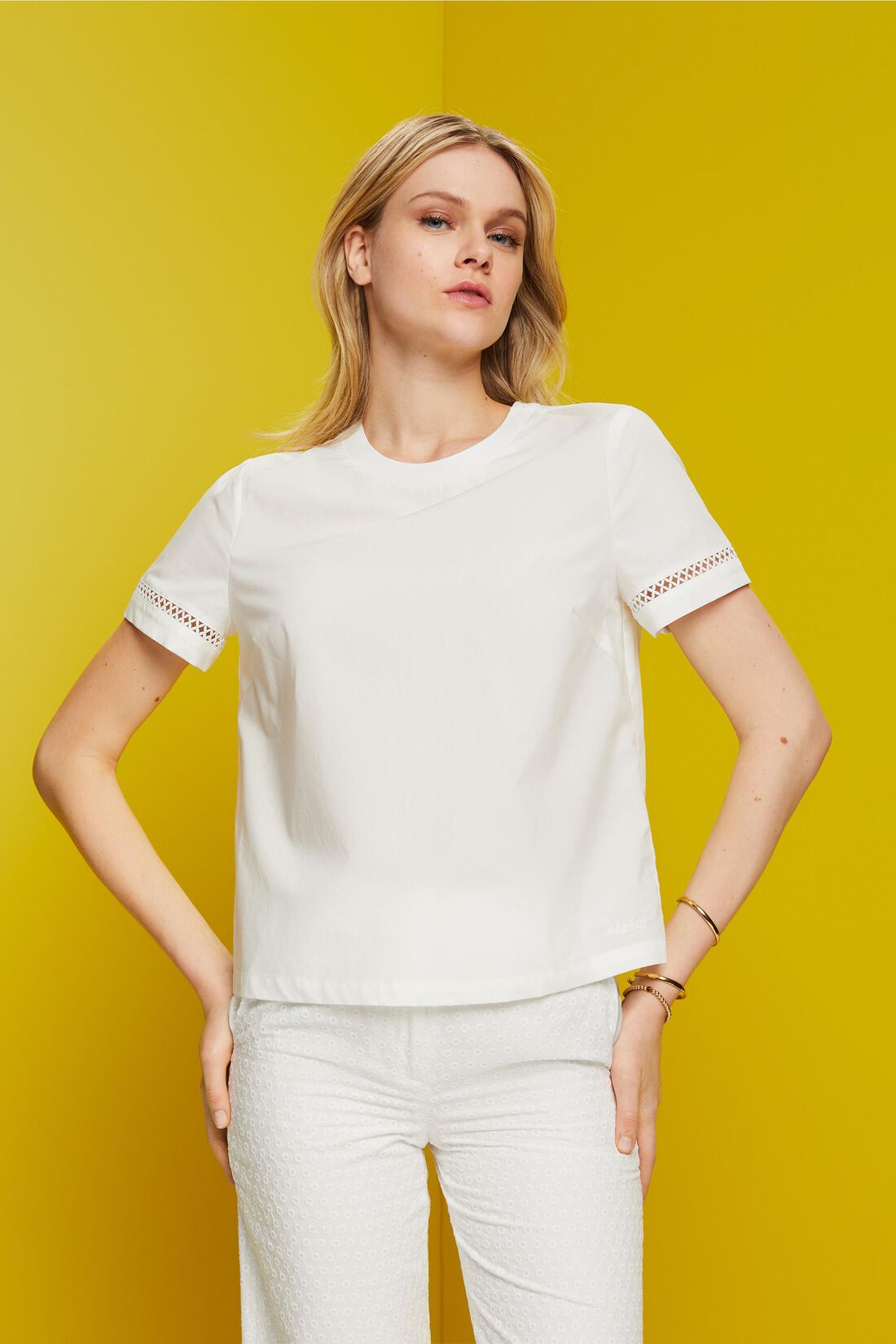 Bluse mit offener R&uuml;ckseite, TENCEL&trade;