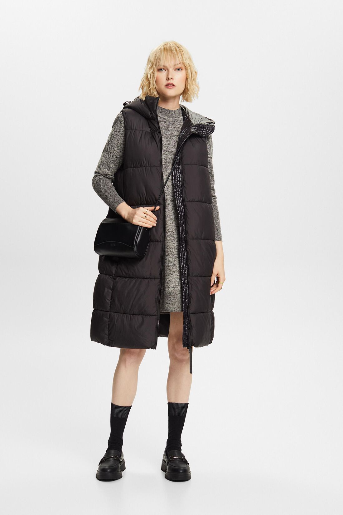 Strick-Minikleid in A-Linie