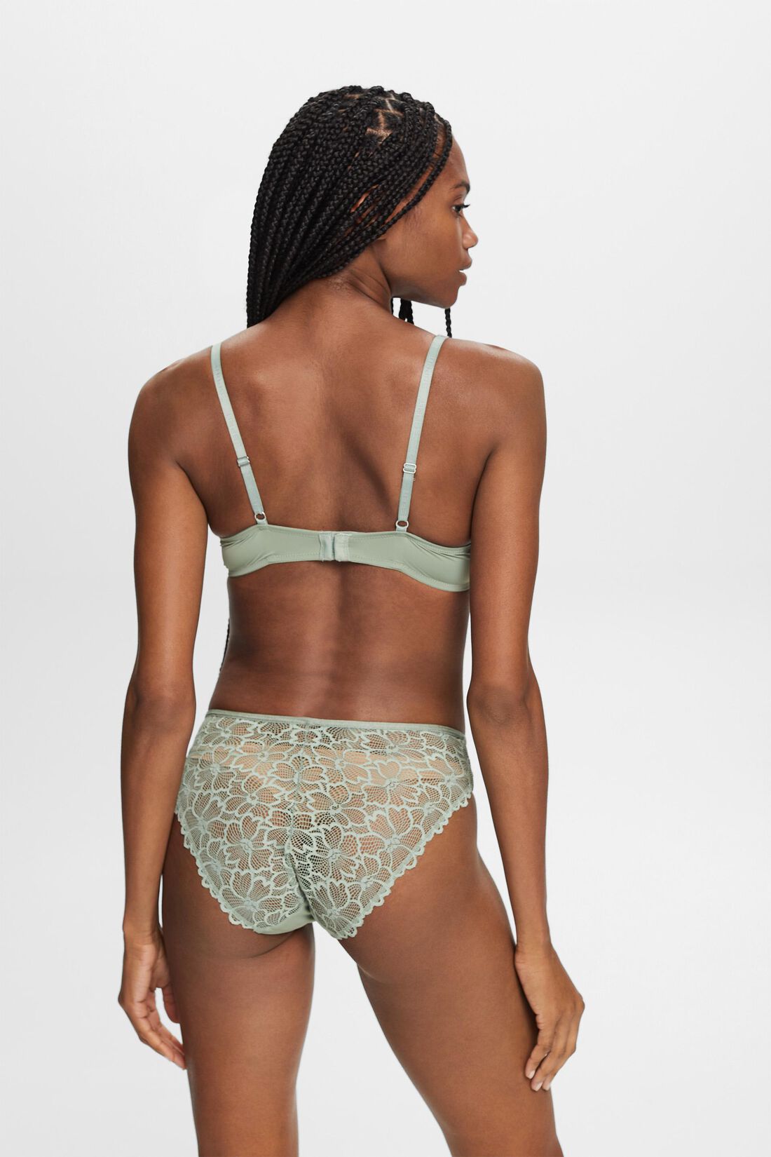 Slip aus floraler Spitze