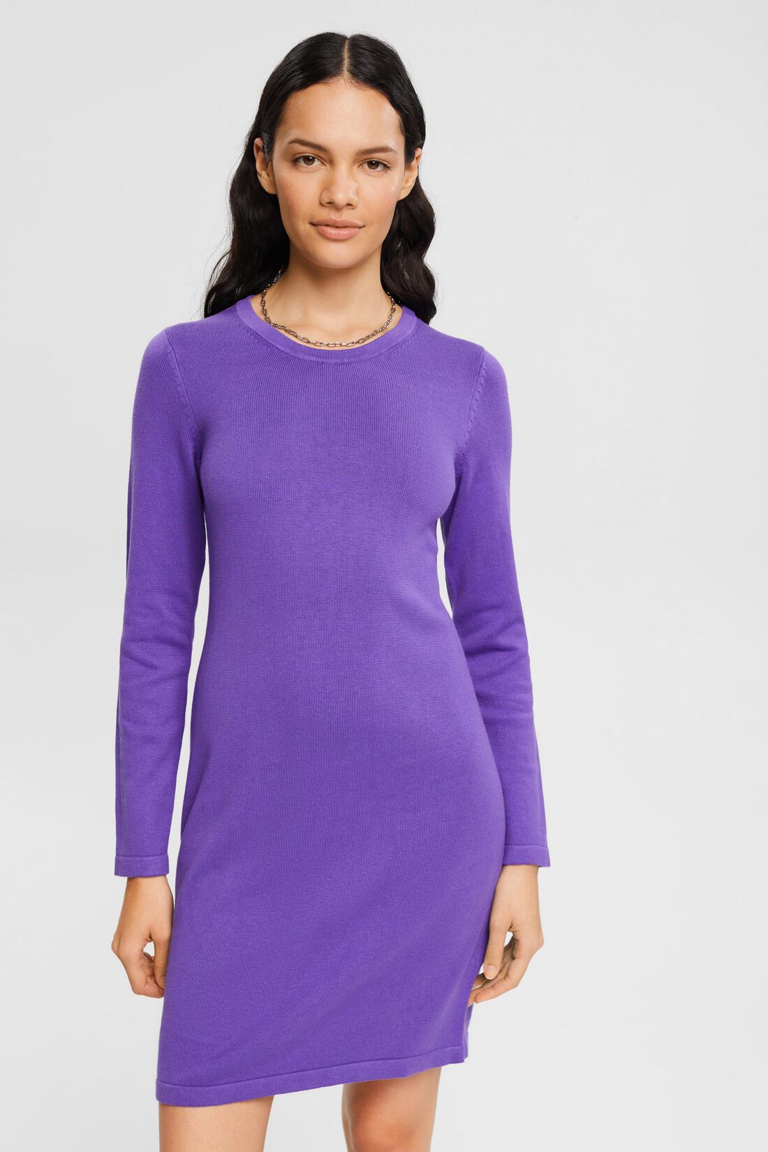 Strickkleid in Midil&auml;nge