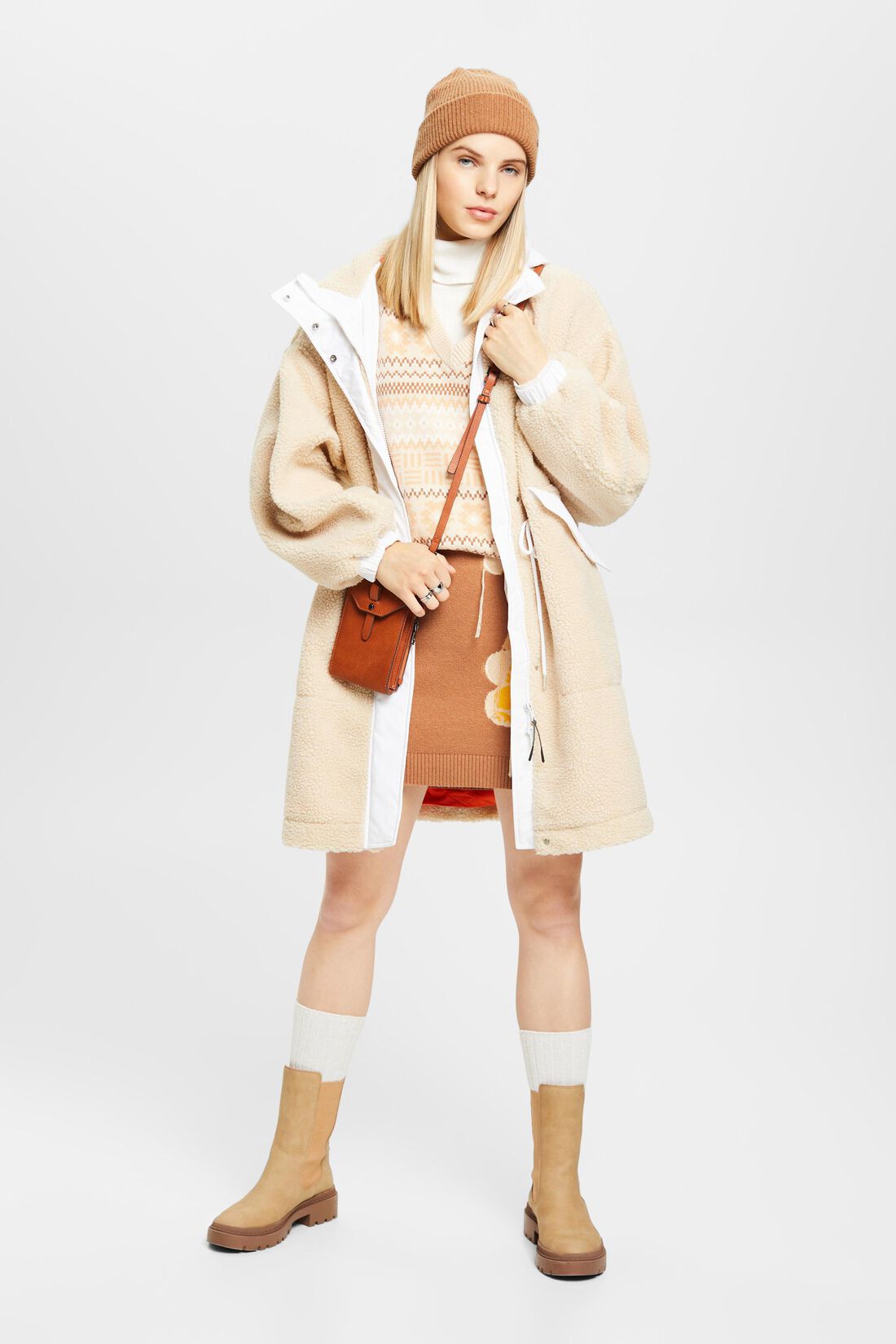 Langer Sherpa-Parka
