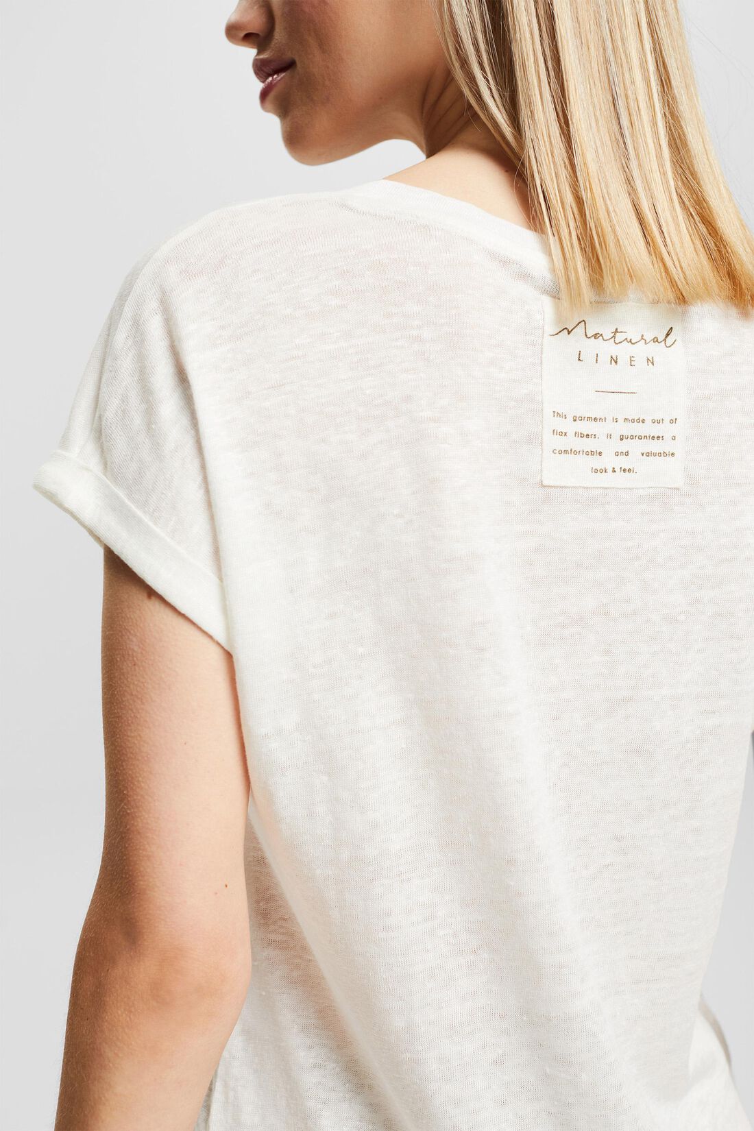 T-Shirt aus 100% Leinen
