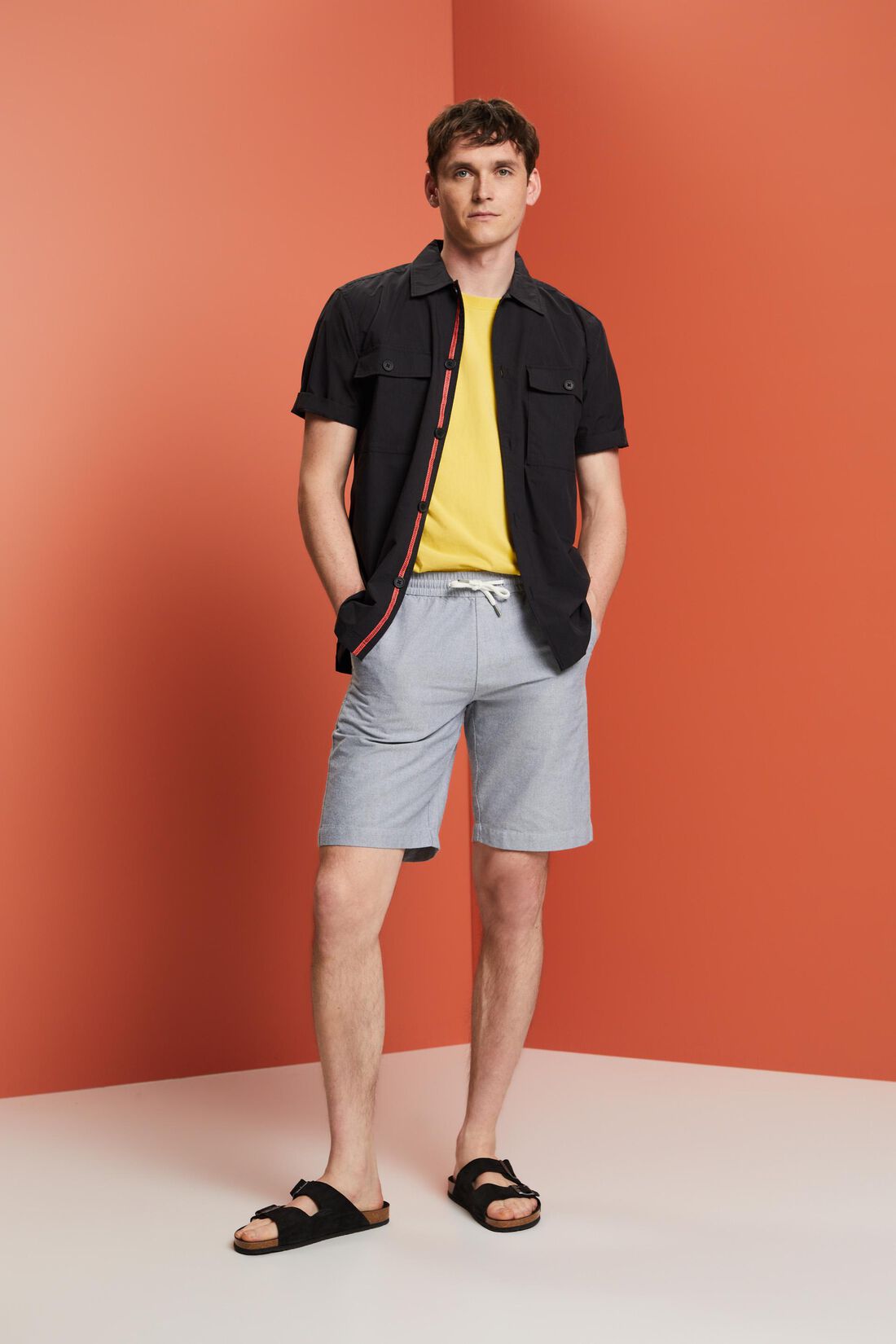 Pull-on-Shorts aus Twill, 100 % Baumwolle