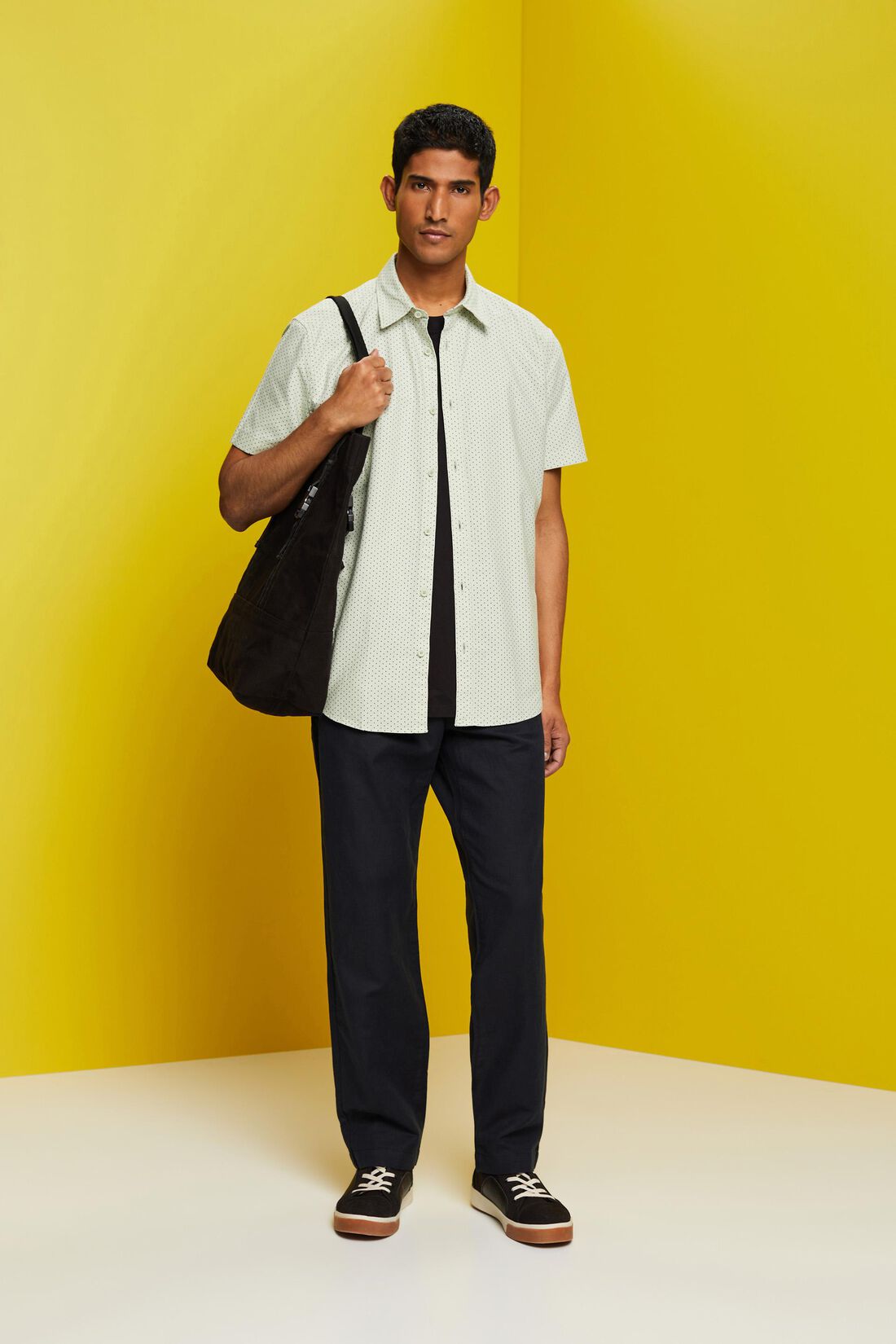 Button-Down-Hemd mit Print