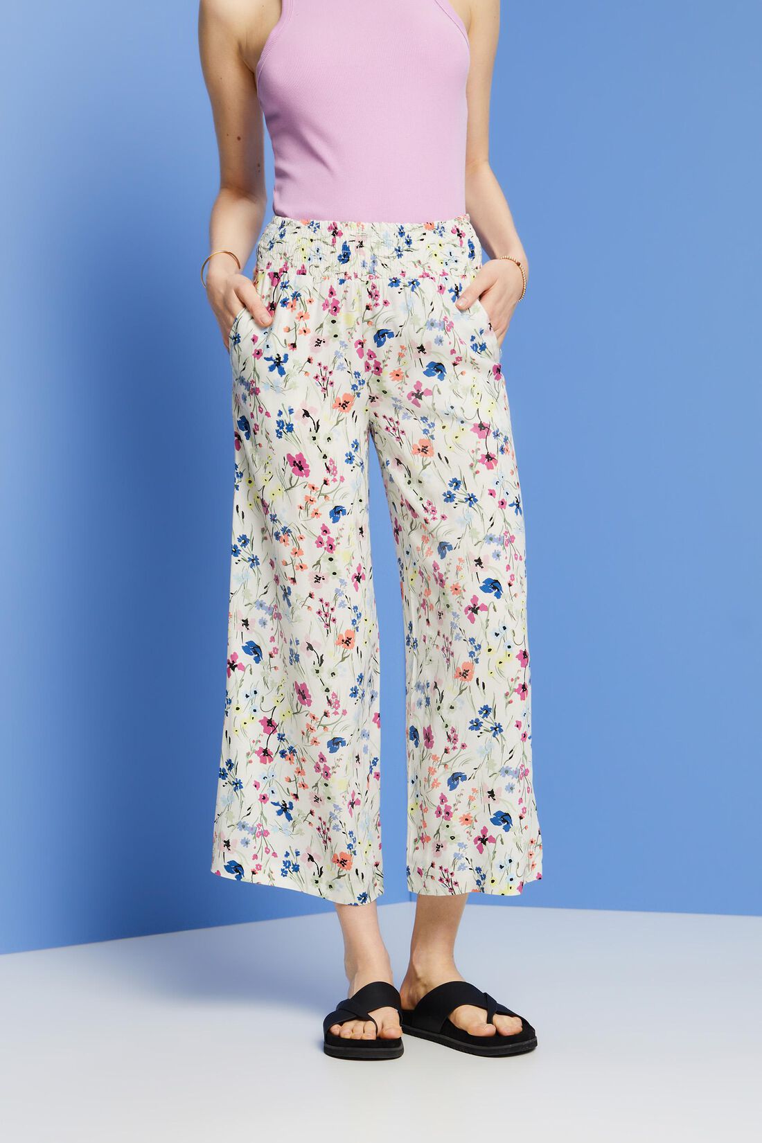 Pull-on-Culotte mit Print