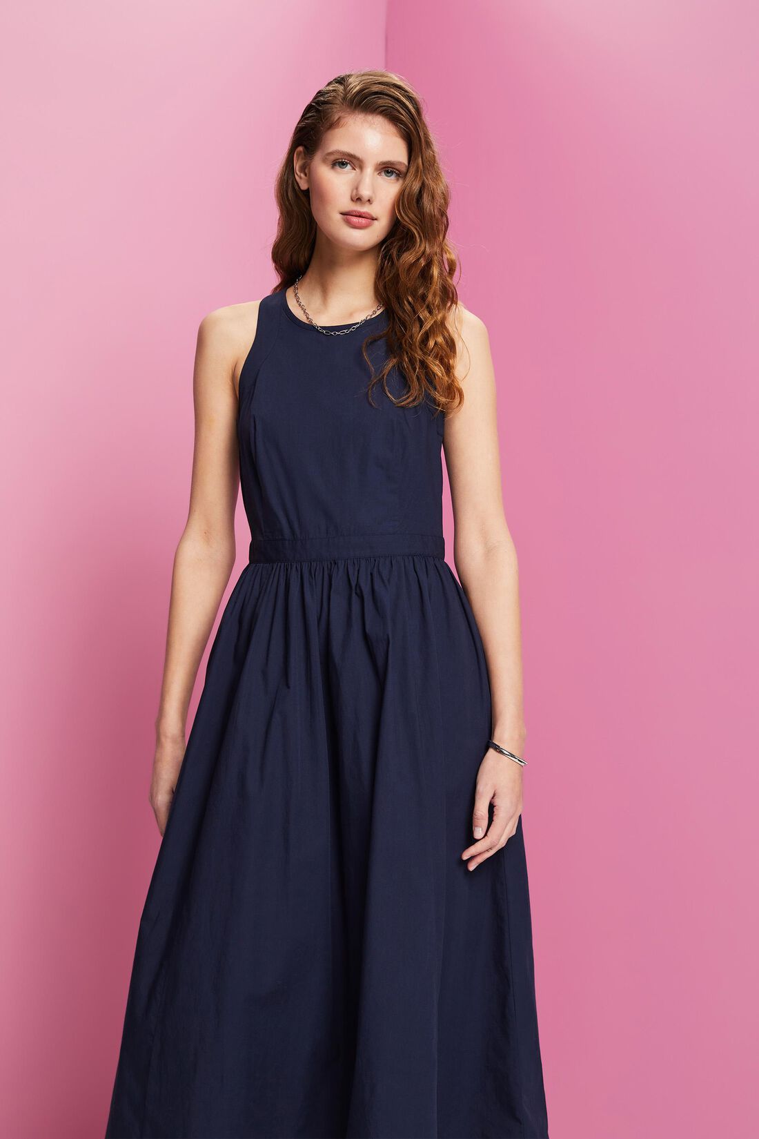 Midikleid aus Baumwolle