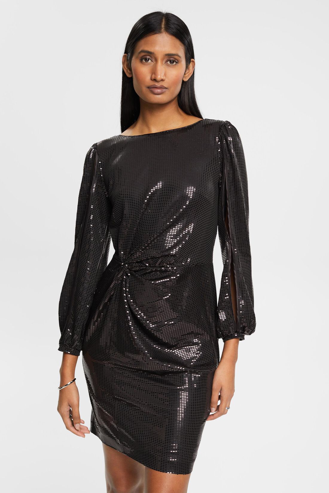 Minikleid mit Allover-Applikation
